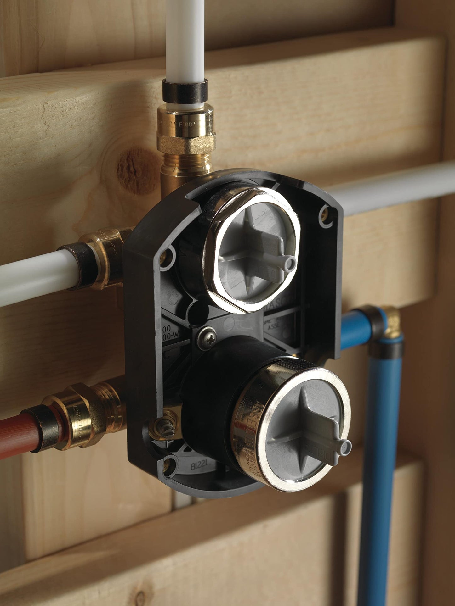 DELTA FAUCET Other MultiChoice Universal Integrated Shower Diverter Rough Universal Inlets/Outlets, Champagne Bronze