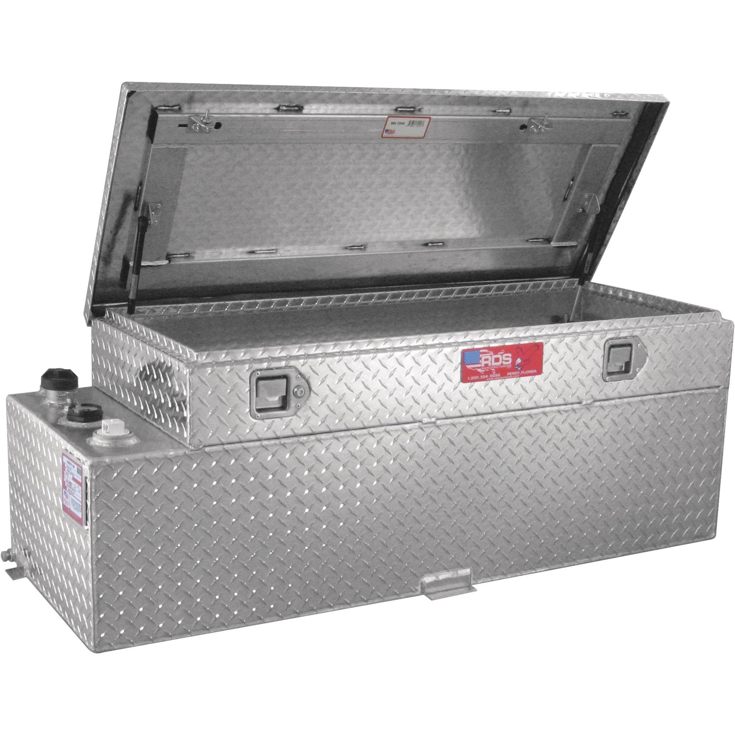 RDS MFG INC - 72548 Fuel Transfer Tank/Auxiliary Fuel Tank/Toolbox Combo - 60 Gallon
