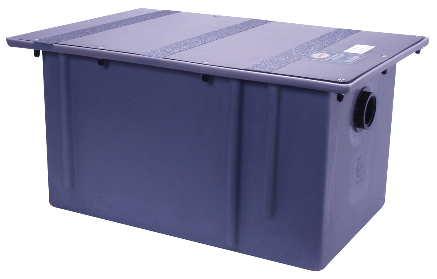 Grease Interceptor, Matte, 40 lb. Cap.