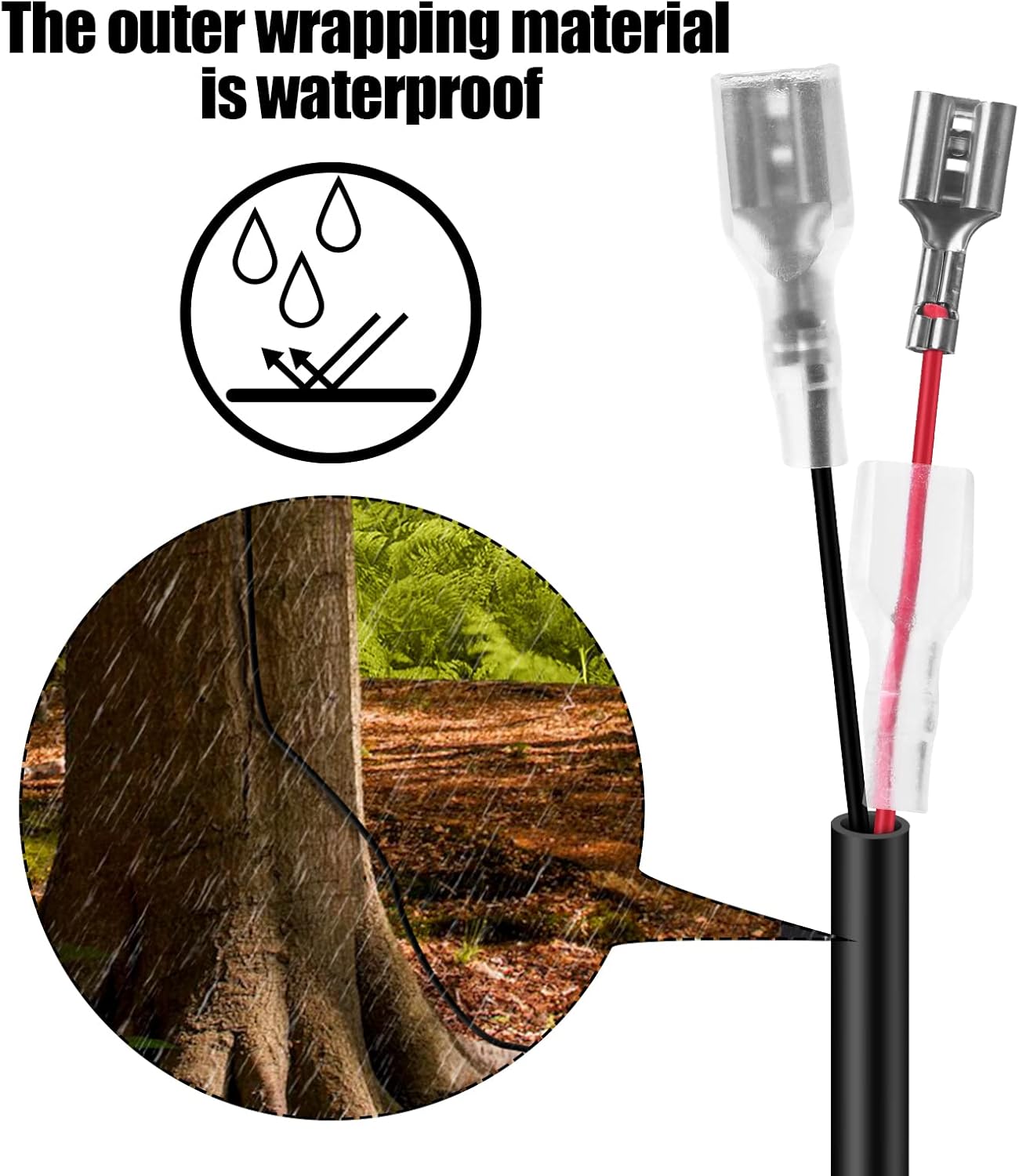 Yoizyfree 2 Cord,4.0x1.7mm 4.0x1.7mm PCS Trail Camera Power DC External Power Cable Compatible with Tactacam Reveal X