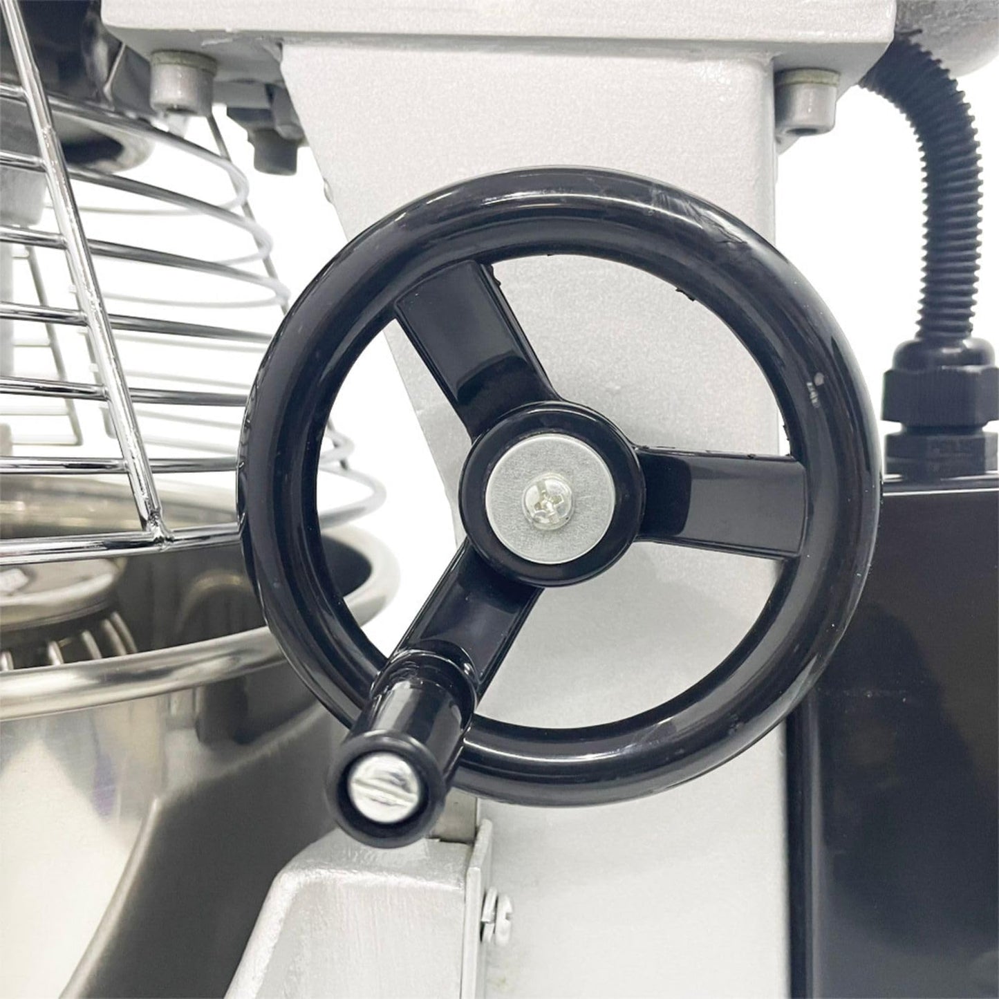 BEILOCKERY 10L Commercial Dough Mixer, 450W Food Stand Mixer, 3-Speeds Adjustable 110V Dough Blender Machine with 3 Mixing Tools for Kitchen