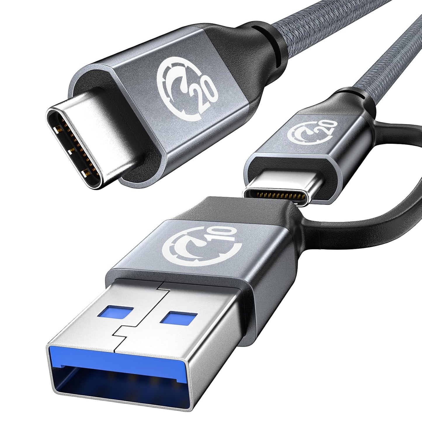 240W 15FT, 20Gbps 3.2 2 4K 16 15 S25 UseBean USB C Cable USB C Gen Cable, Video USB C Monitor Cable, C Type Charger