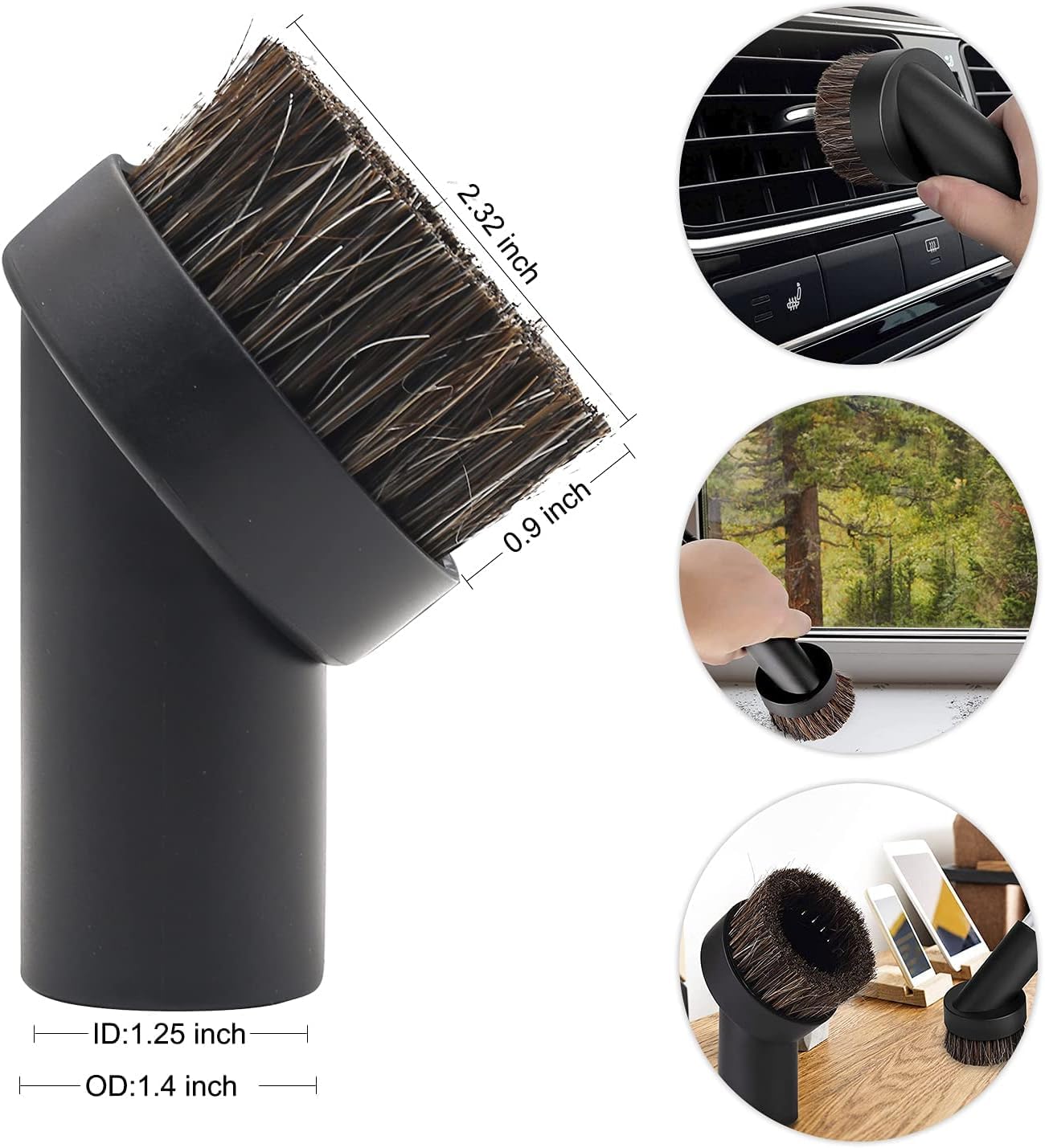 Shark Vacuum Attachments & Brushes Set - 10 Pcs for Navigator & Rotator Series | 1 1/4" (32mm) Accessories