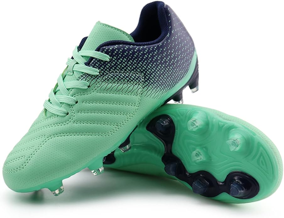 brooman Kids Soccer Cleats Boys Girls Athletic Outdoor Football Shoes