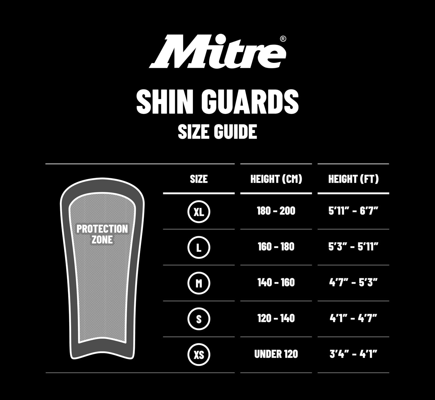 Mitre Unisex Soccer Shin Guards