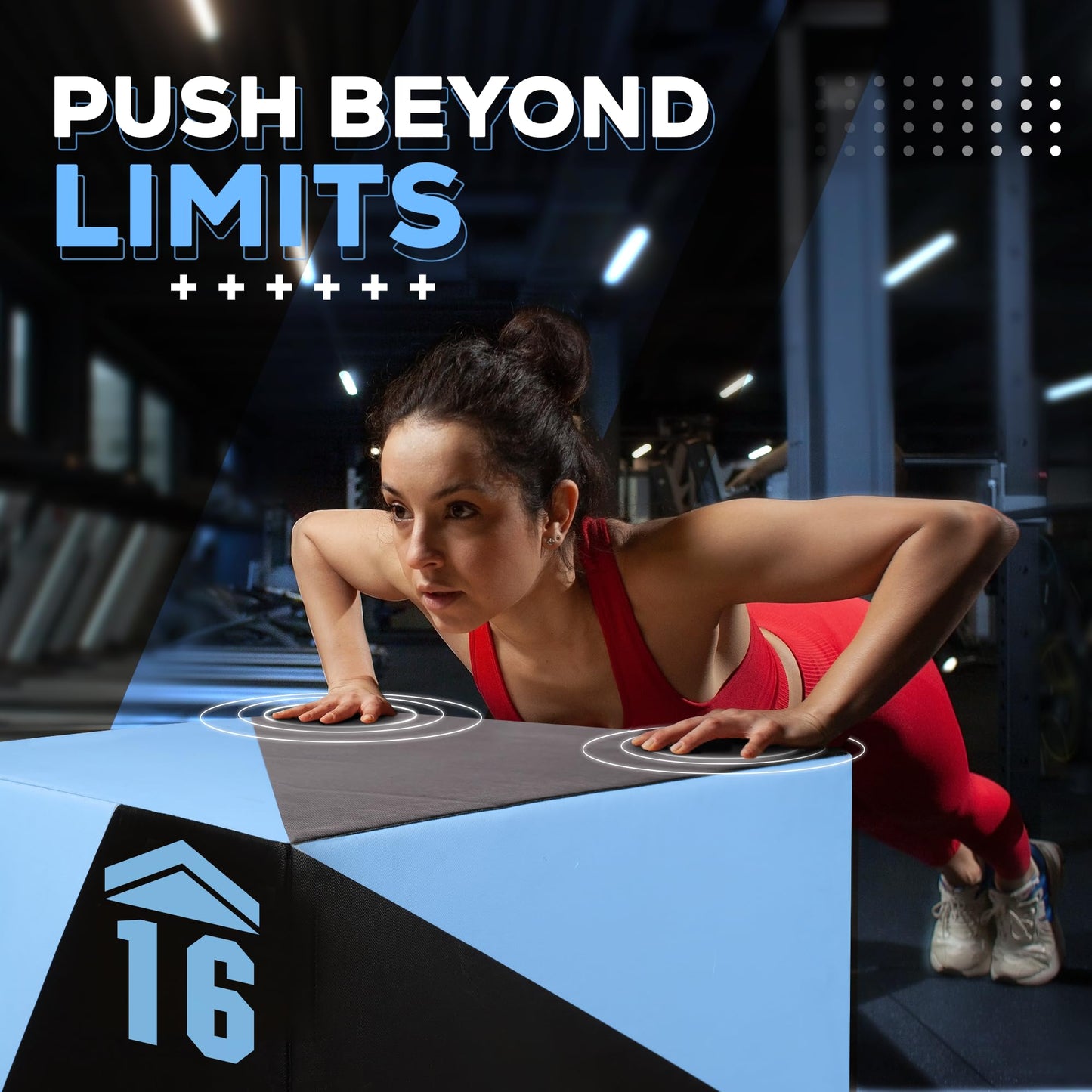 Yes4All 3 in 1 Foam Plyometric Jump Box for Training & Conditioning - Plyo Jump Box for Fitness Workout Exercise, 26.5 lb