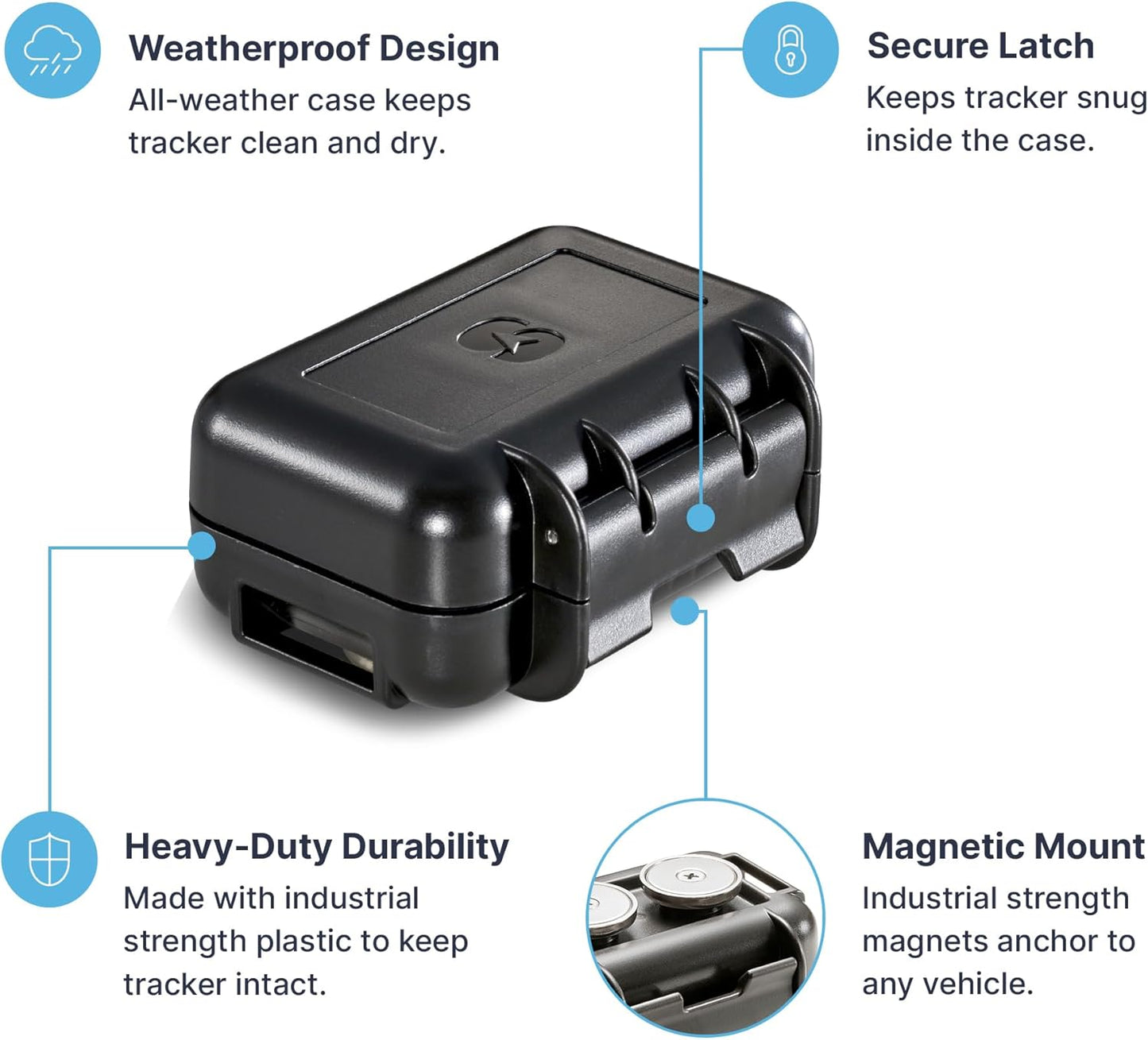 Spy Tec M2 GPS Weatherproof Magnetic Case for Spytec Atlas Real-Time GPS-Trackers