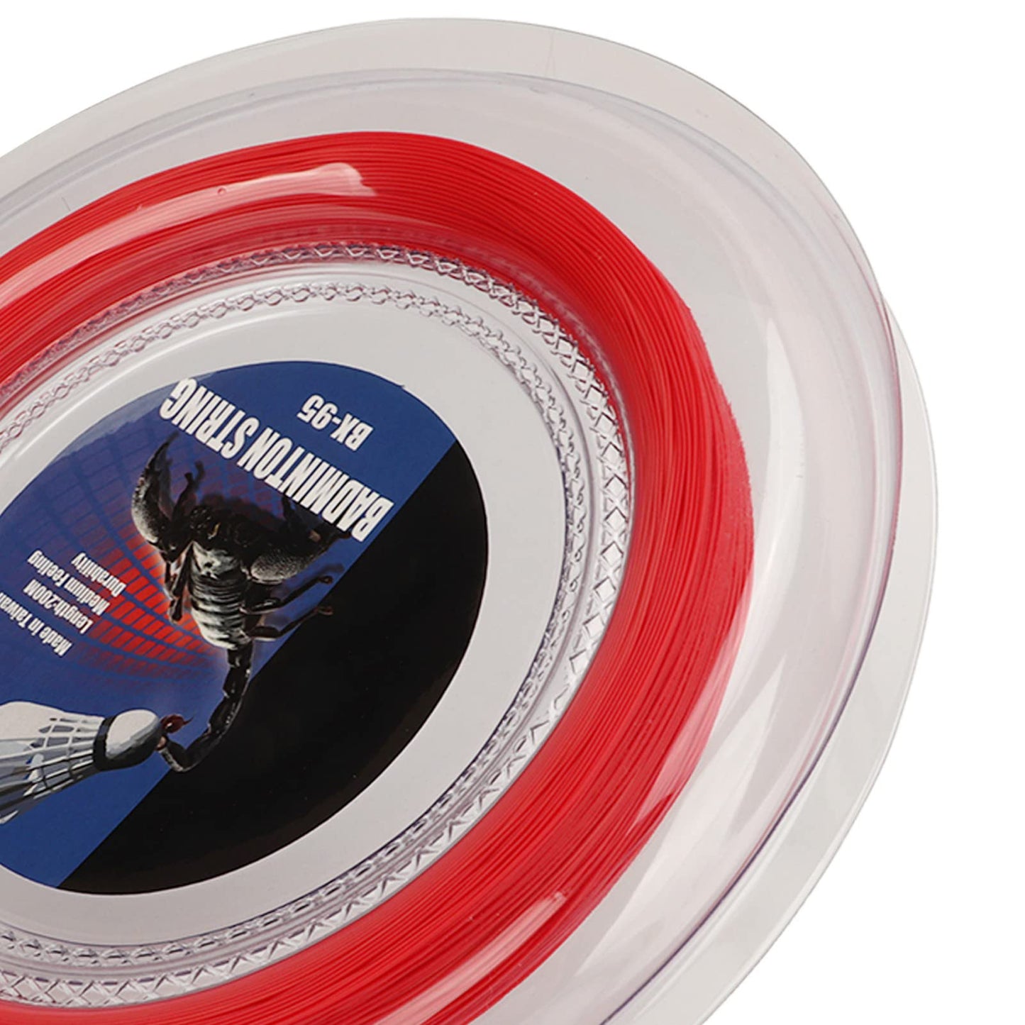 Keenso Badminton Racquet String, 200m Resin Fibre for Training, Competition, Home, and Professional Use