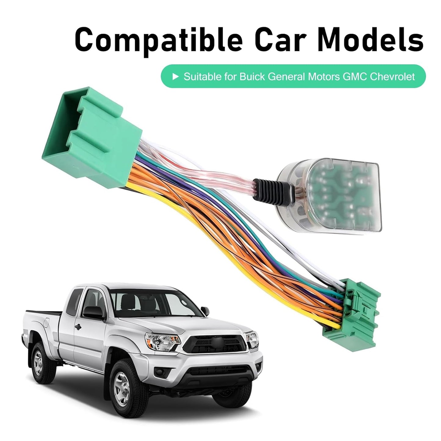 Culycey Add A Subwoofer Amplifier Wire Harness, Subwoofer Amplifier Adapter, Add an Amp Wiring Harness, Compatible