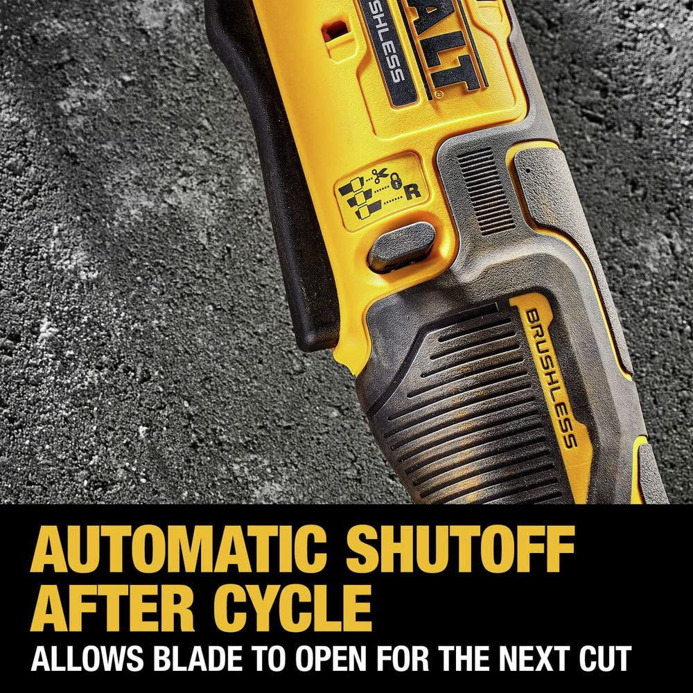 DEWALT 20V MAX XR Wire Cutter Kit, Cuts Carbon Steel and Stainless Steel Wire, Cordless, Battery and Charger Included (DCE158D1)