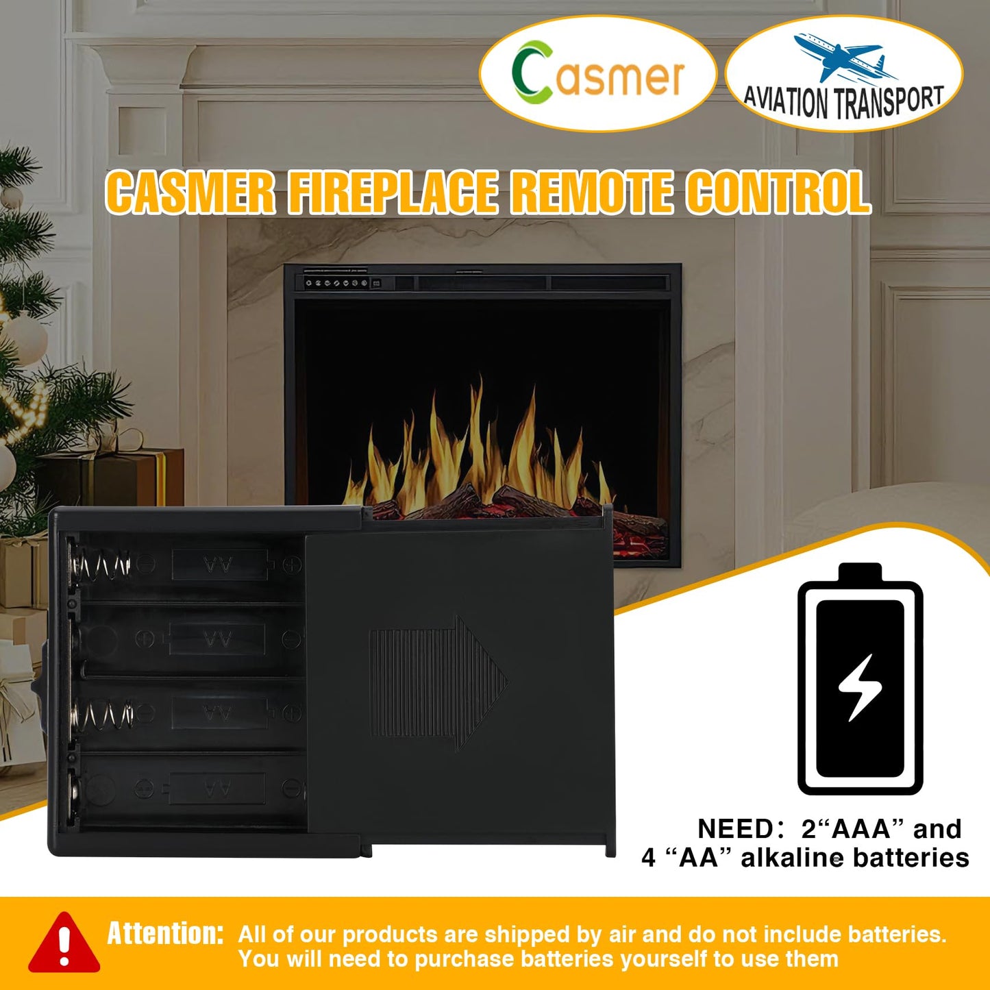 Universal Smart Fireplace Remote Control Kit, Fit skytech 1001-A,1001T/LCD-A,3301,3002,Smart-Batt, durablow TR1003, Acumen RCK, Backlit LCD Large Display, 9-Hour Countdown Timer, for Millivolt Valve