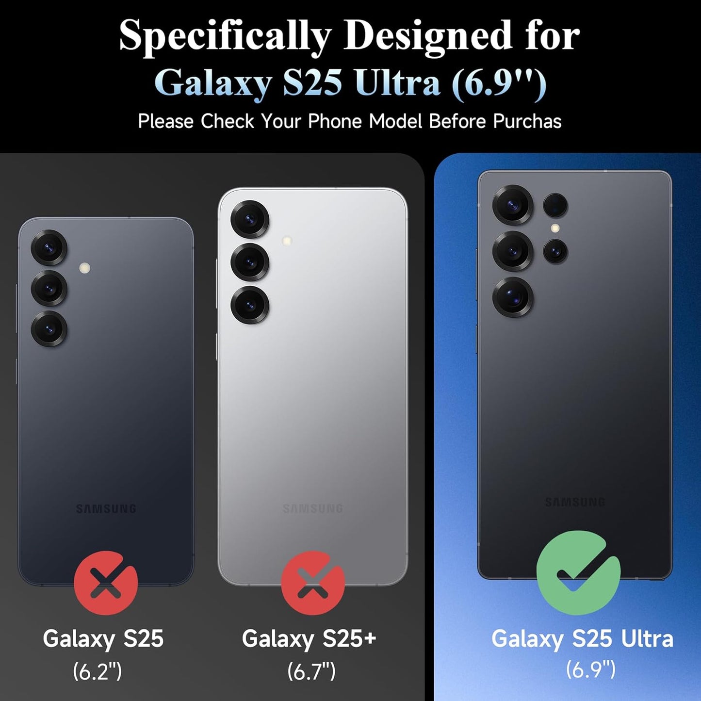 4 Pack S25 9H S25 Camera Lens Screen Protector for Samsung Galaxy Ultra, Tempered Glass Camera Lens Cover Decoration