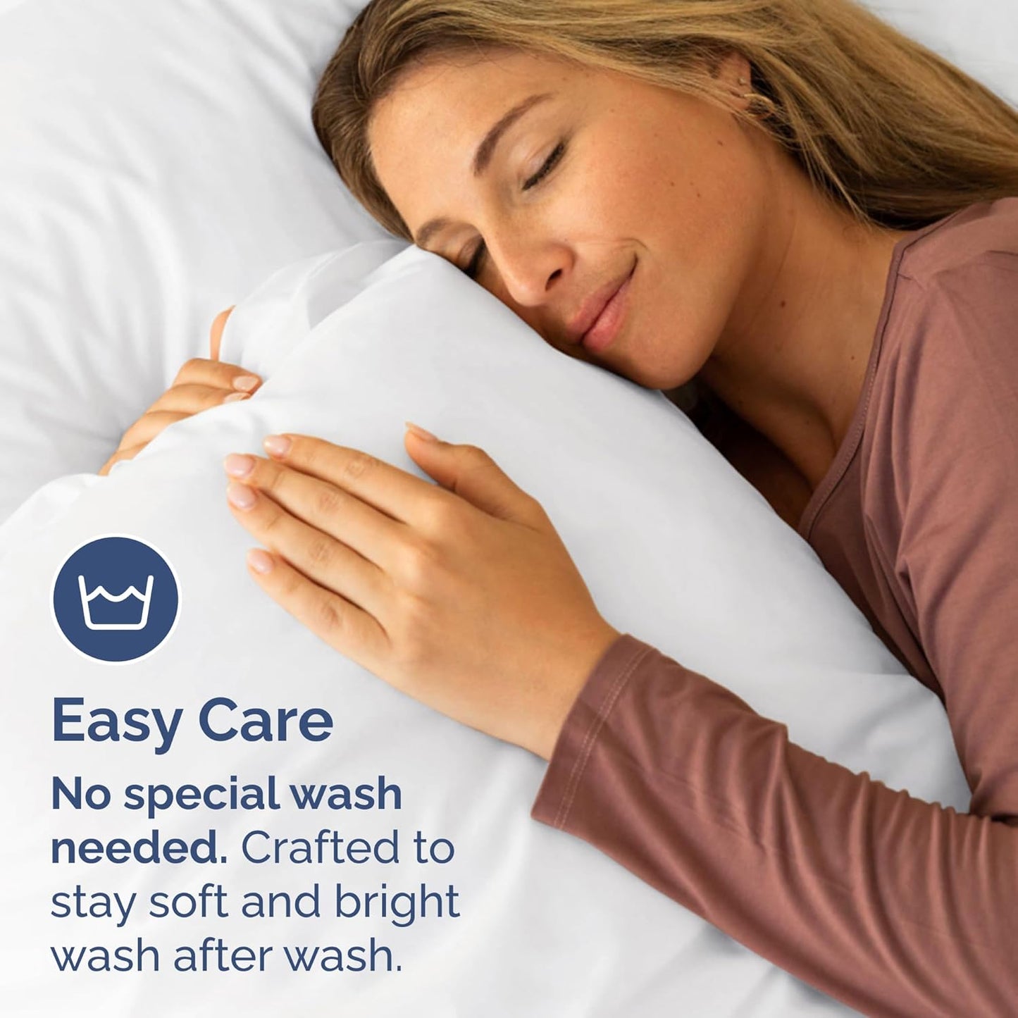 Queen Pillow Cases by [Brand Name] - Ultra Soft Hotel Quality Covers | Wrinkle-Free, Stain Resistant - 2 Piece Set - White