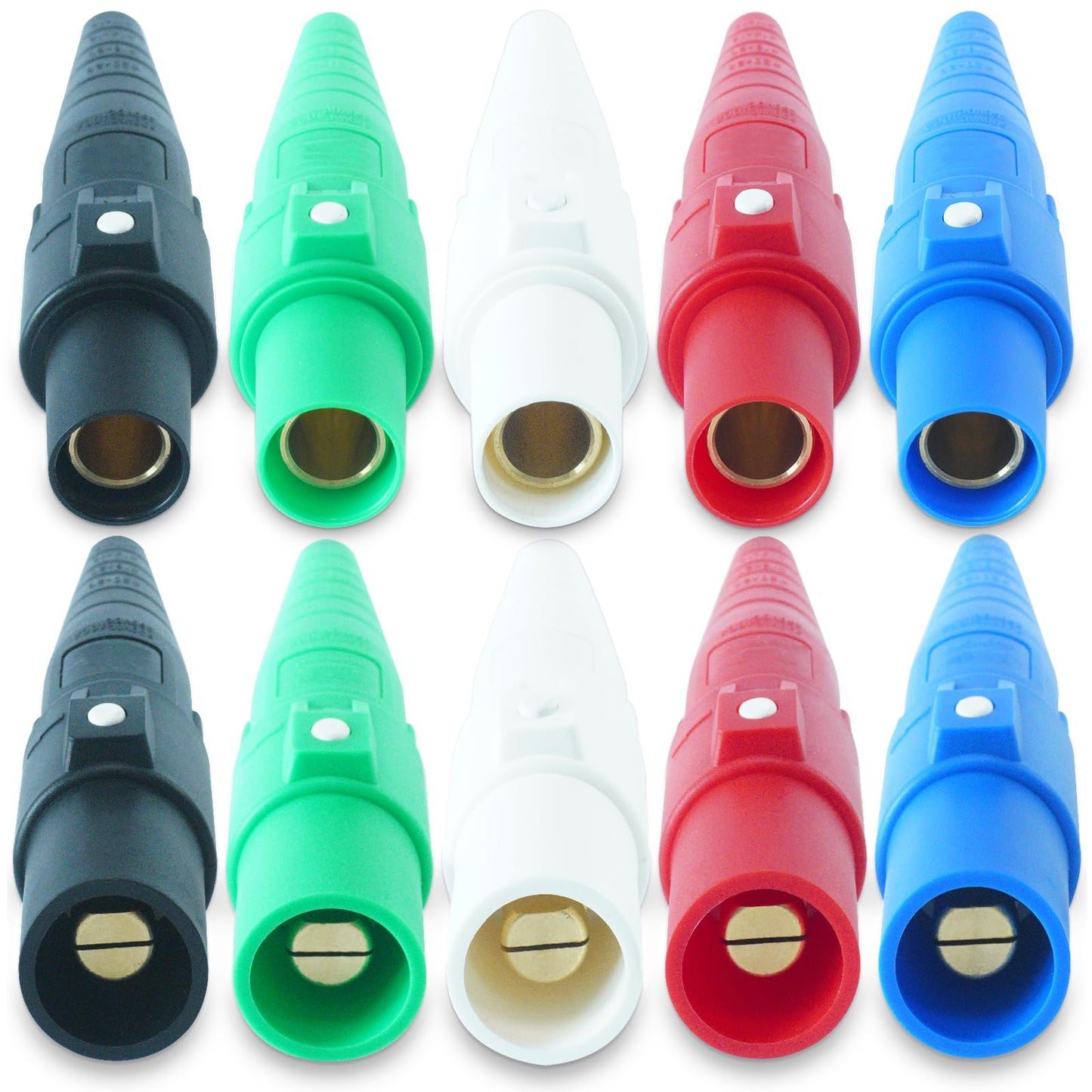 GMKYH CLS40 400A 600V Camlock Connector Set，5 Male and 5 Female Camlok Connector Bundle - High - Performance Power Solution for Diverse Needs