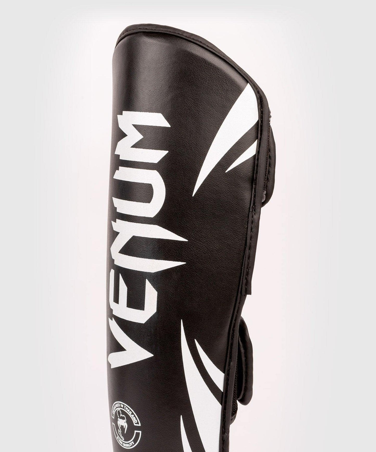 Venum Challenger Kids Shin Guards - Black/White - S