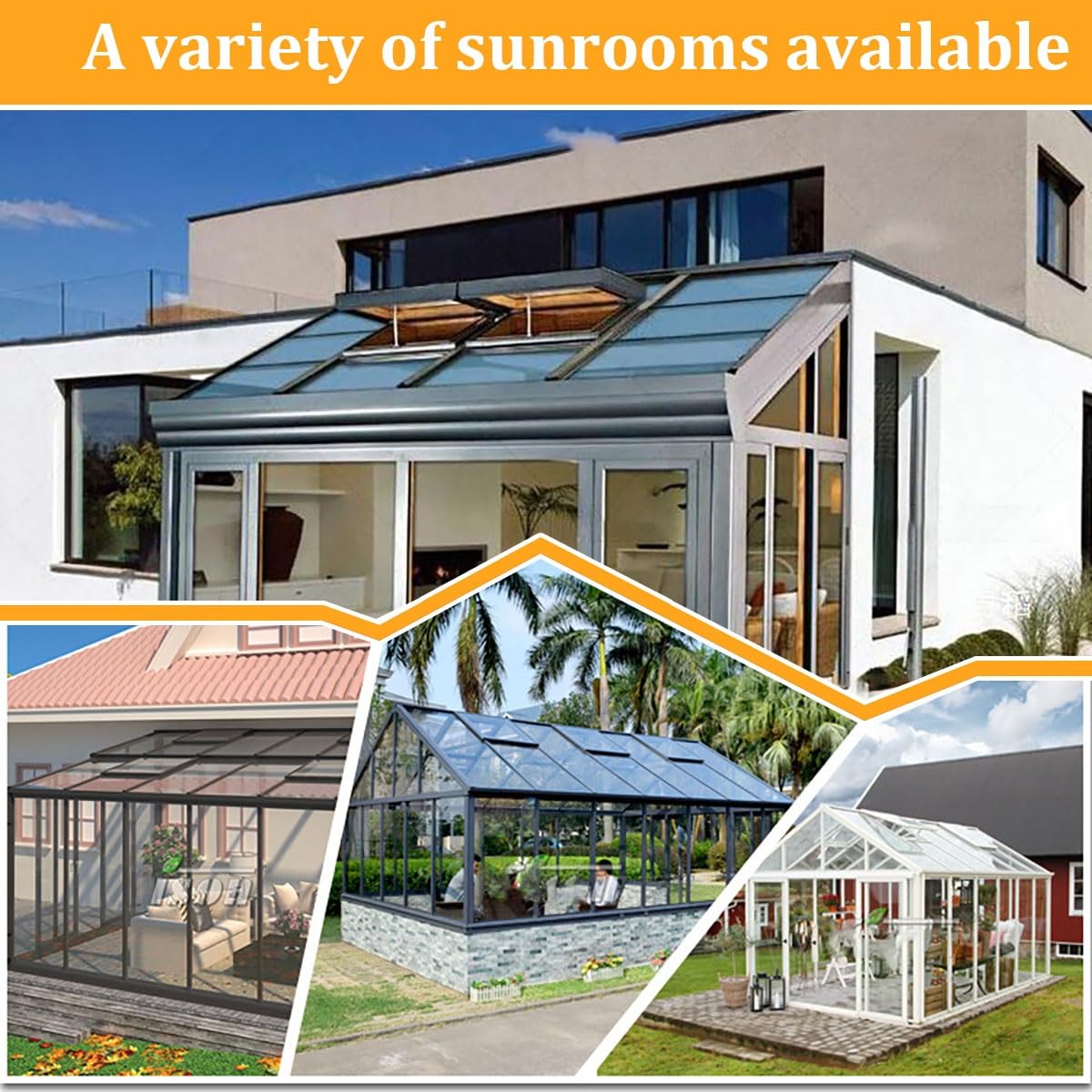 Skylight Roof Window 19.6 Inch, Aluminum Frame Venting Skylight with Double Tempered Glass, Manual Opening Roof Window for Attic Balcony Roof Ventilation(LxW 19.6x19.6in)