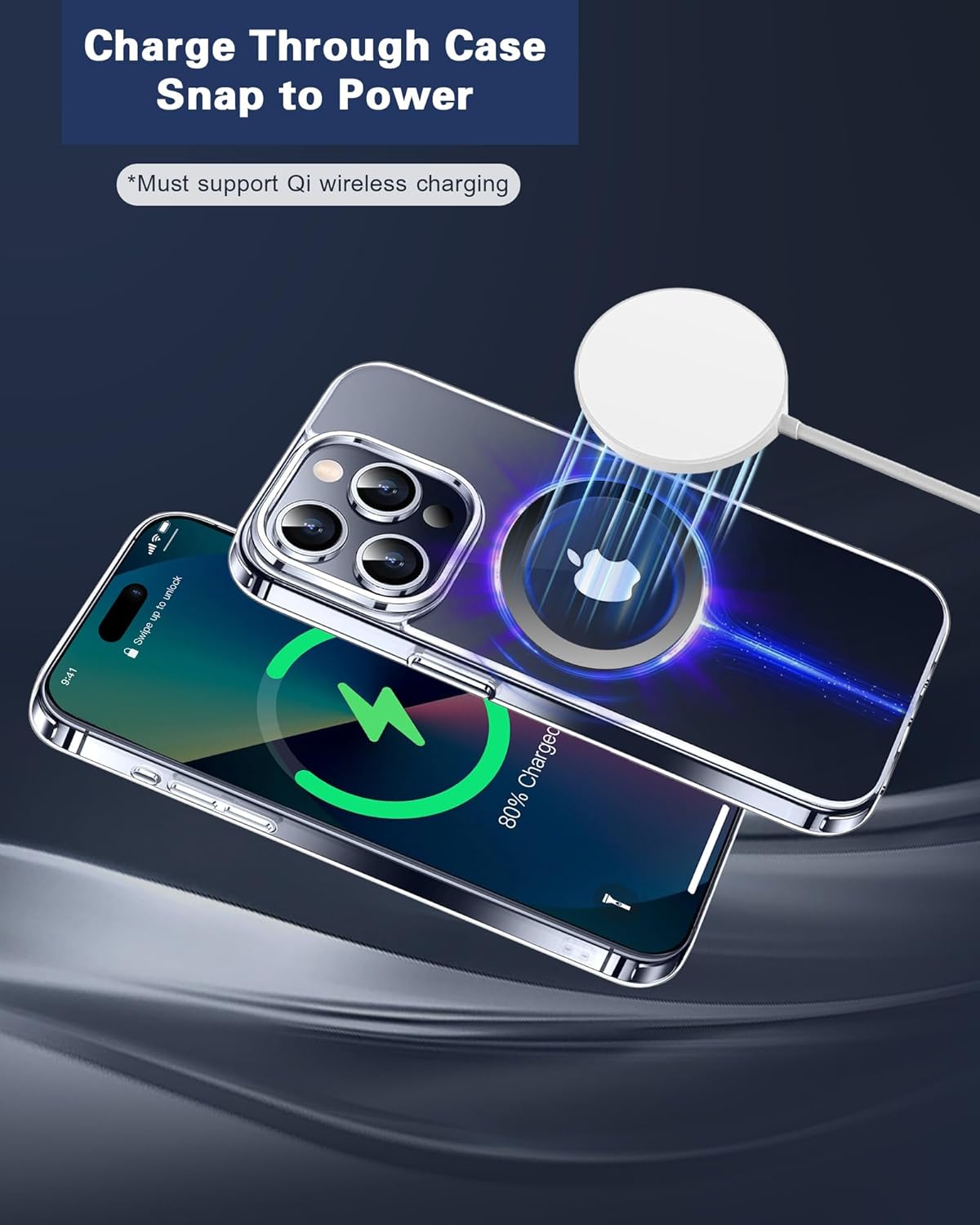 (10 Universal Metal Rings Compatible with Magnetic Sticker,Magnetic Ring for Phone Cases & Wireless Charging Black)