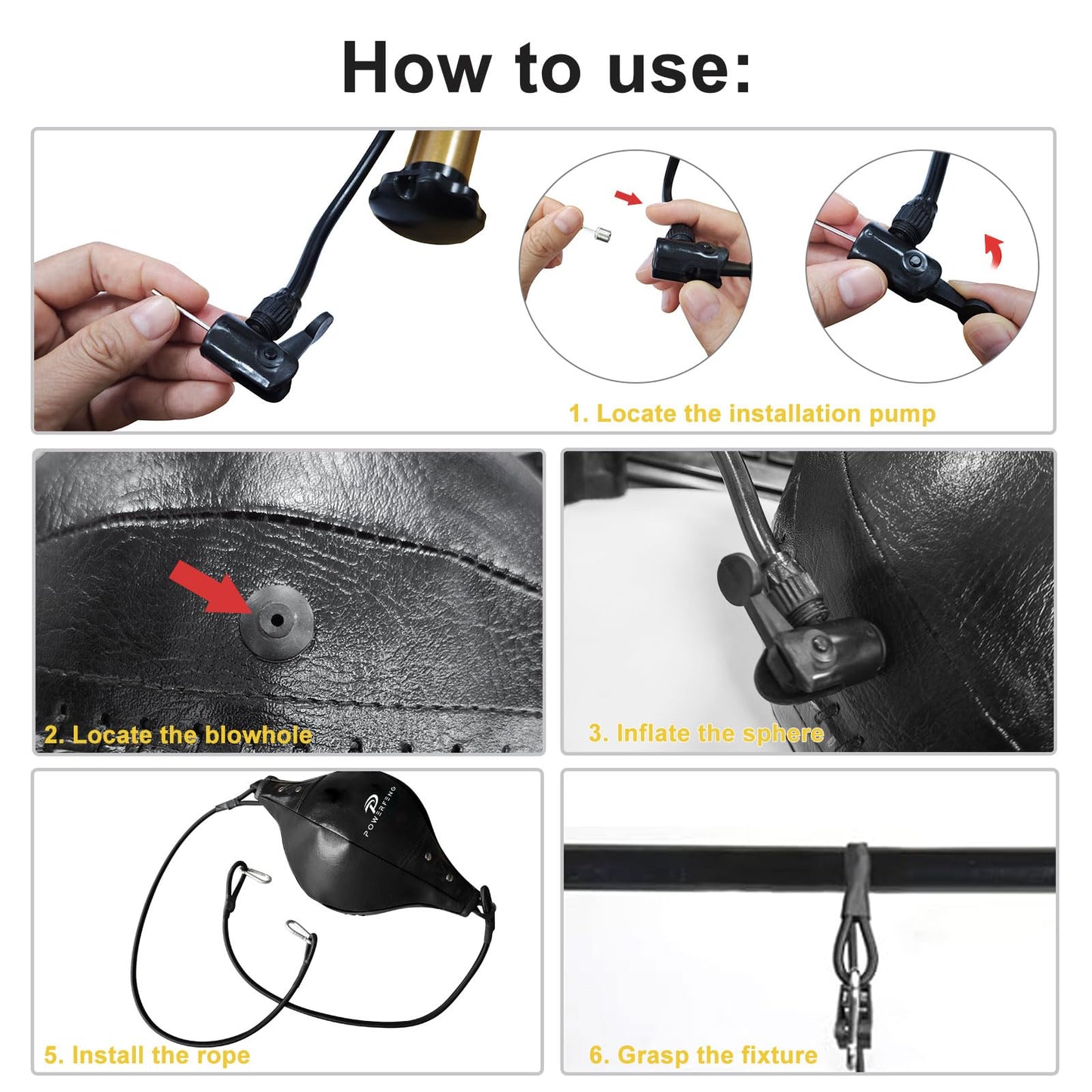 Double End Boxing Speed Bag: Double End Punching Speed Bags for Boxing Reaction Agilit & Hand Eye Coordination Training