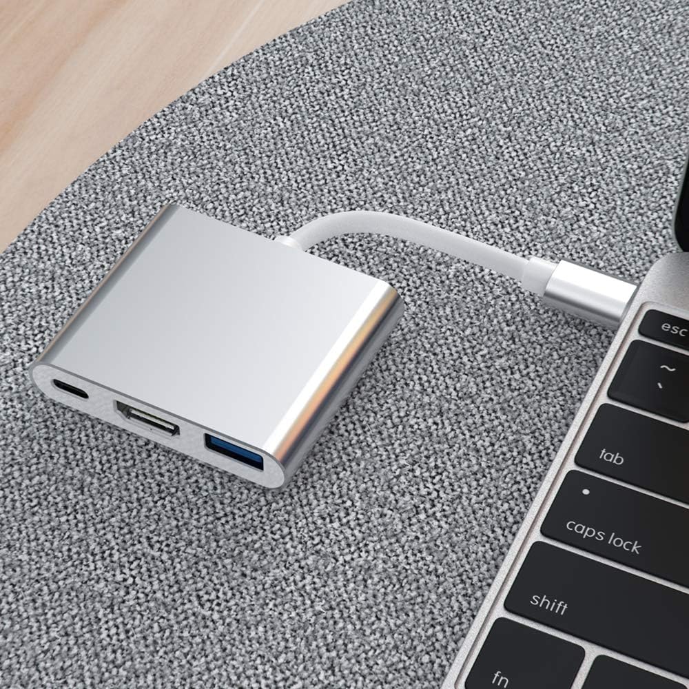 NAGFAK 3.1 4K 3.0 2015/16/17/18 USB C to HDMI Multiport Adapter USB to HDMI Video Converter/USB hub Port PD Quick