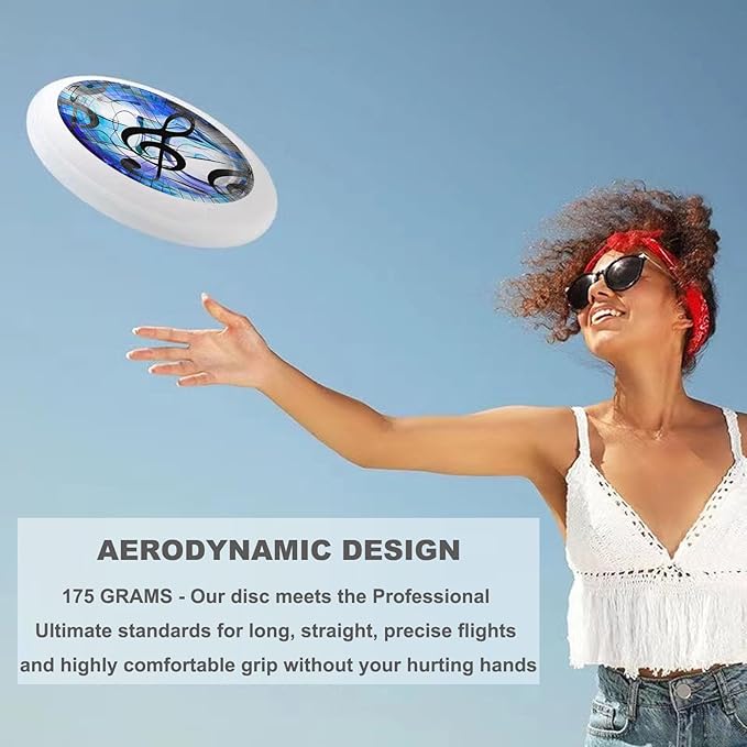 Rainbow Flower Outdoor Flying Disc Abstract Colorful Floral Ultimate Disc 175g for Boys Girls Men Women Birthday Christmas