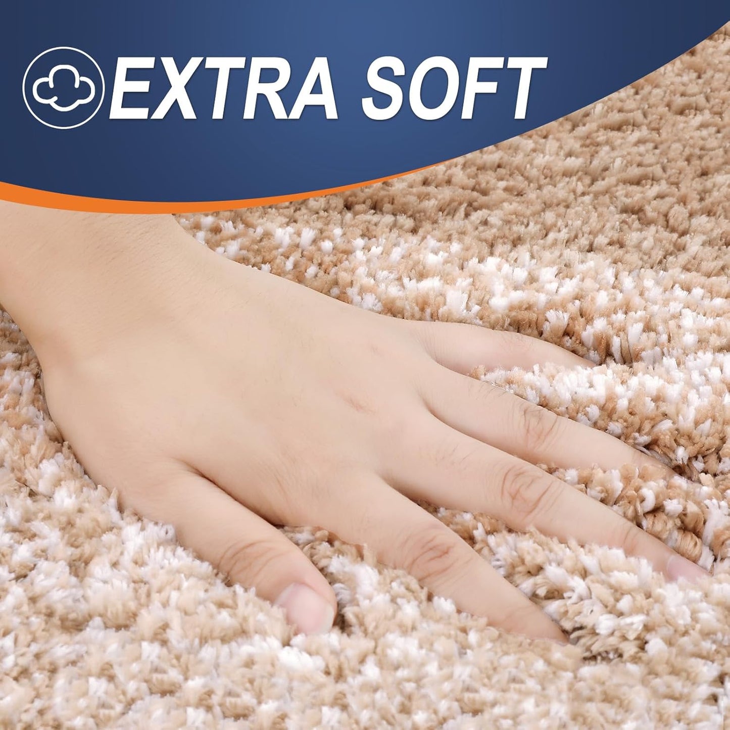 OLANLY Bathroom Rugs - Extra Soft, Absorbent Microfiber Mat | 24x16, Quick Dry, Machine Washable, Beige