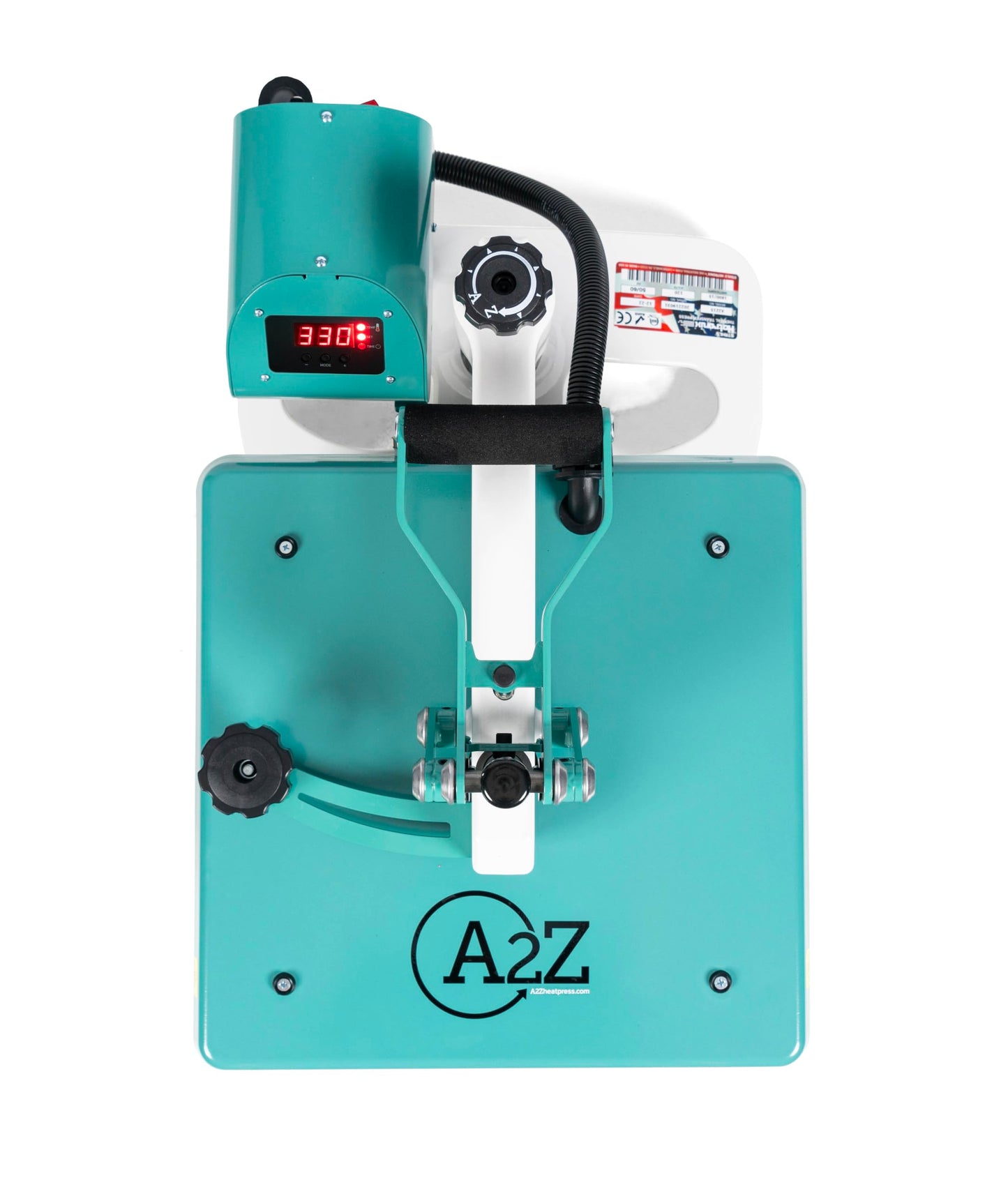 Stahls' A2Z Swing Away Heat Press 15"x15": Versatile Precision for Your Crafting Needs. Effortlessly Achieve Professional Transfers on a Wide Range of Materials!