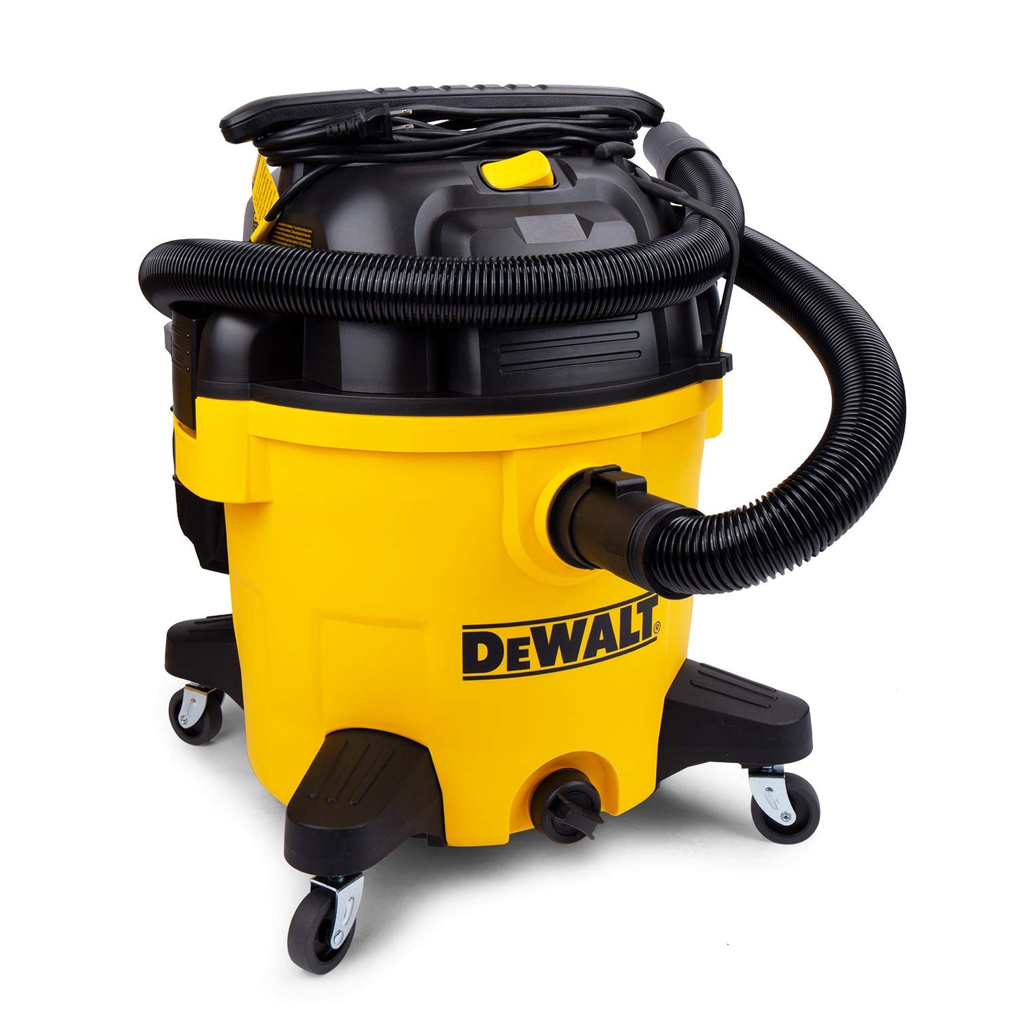 DEWALT 10 Gallon Poly Wet Dry Vacuum, 5.5 HP Shop Vacuum 120V 90 CFM for Jobsite, Work Shop, Comerical Area, Garage/Warehouse etc, 10 Ft Cord Model DXV10P