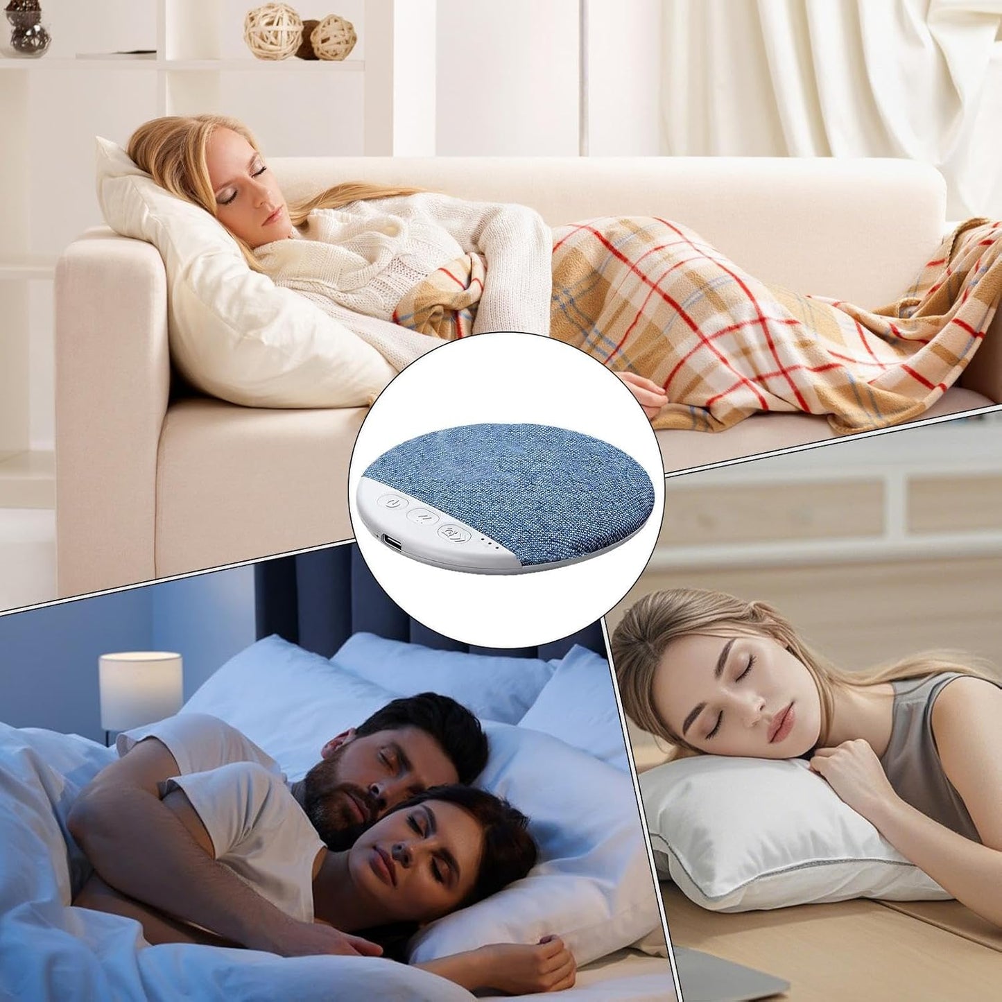 Generic 9.6x1.2cm, Pillow Speaker, Extended Battery Life, Side Sleeper Pillow Speaker, Sleep Meditation Audio Device
