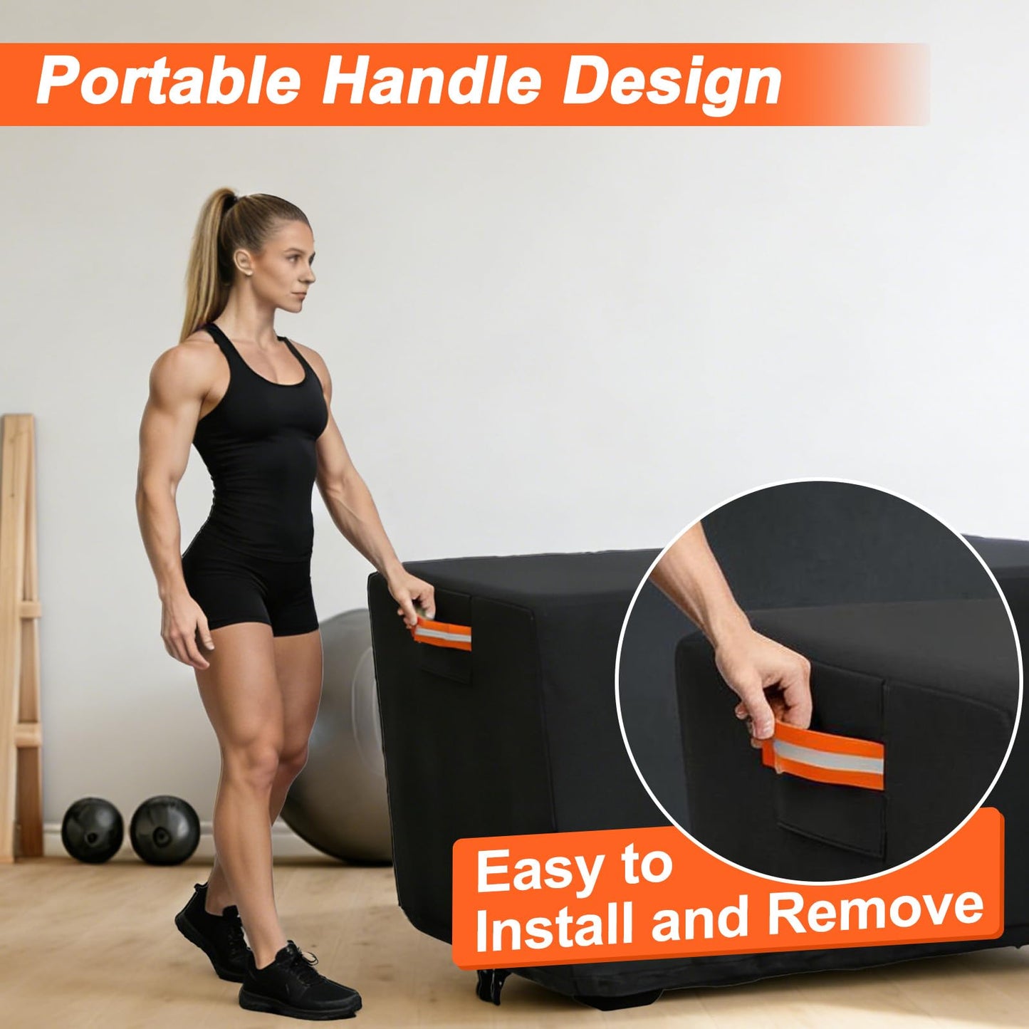 EVRBUL Weight Bench Cover, Adjustable Exercise Workout Bench Cover Waterproof Dustproof Compatible with Sit-up Board Flat Lifting Benches and Fitness Equipment