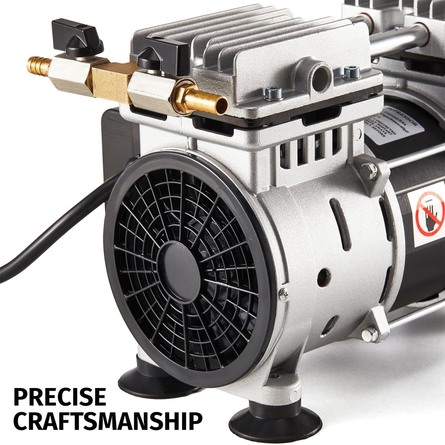 MEISHUNDA Pond Aeration Pump,550W Power 5.2CFM for Up to 3 Acre with Timer,3/4 HP Compressor,NO Diffuser