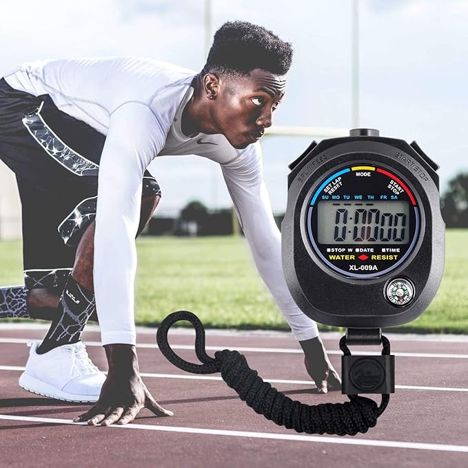 KingL Digital Stopwatch Timer - Interval Timer with Large Display.