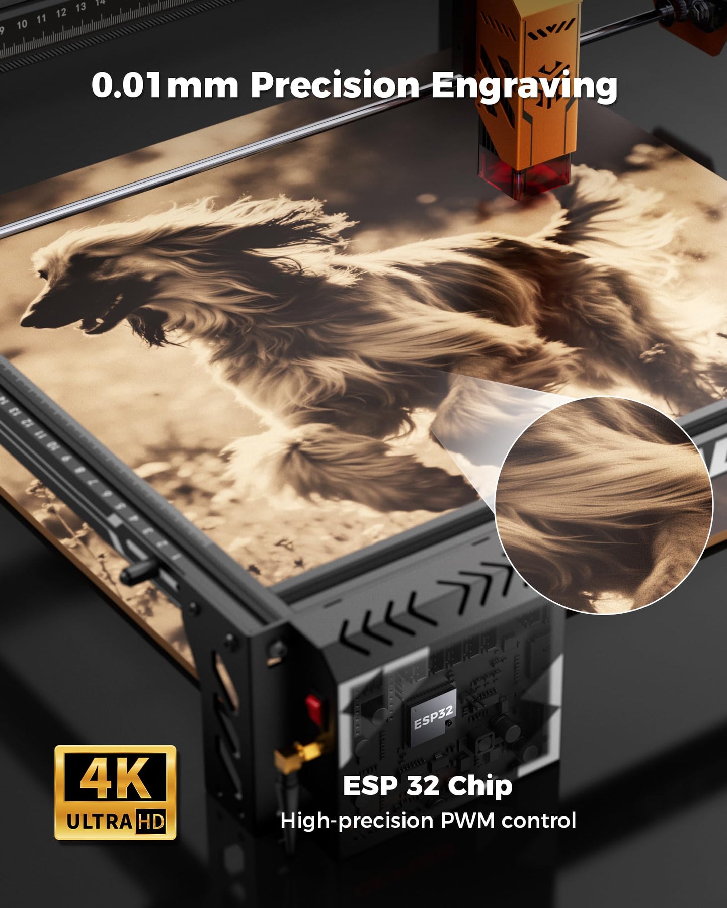 ACMER P1 S Pro 6W Laser Engraver and M3 Laser Rotary Roller