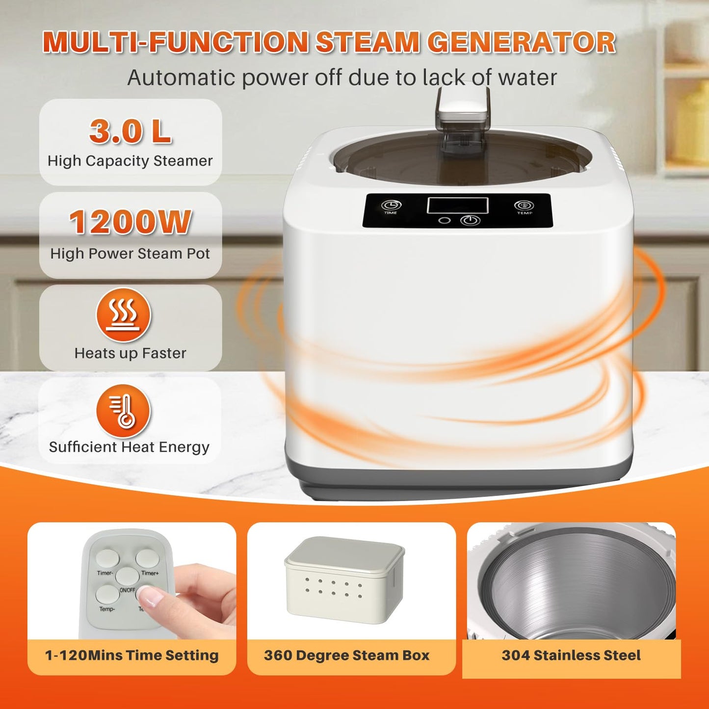 TOREAD Red Light Infrared Sauna with Red Light Therapy for Home,Portable Red Light Steam Sauna with 3L 1200W Steamer, Adjustable Temperature, Timer Setting, Remote Control, 35.4 * 35.4 * 70.9"