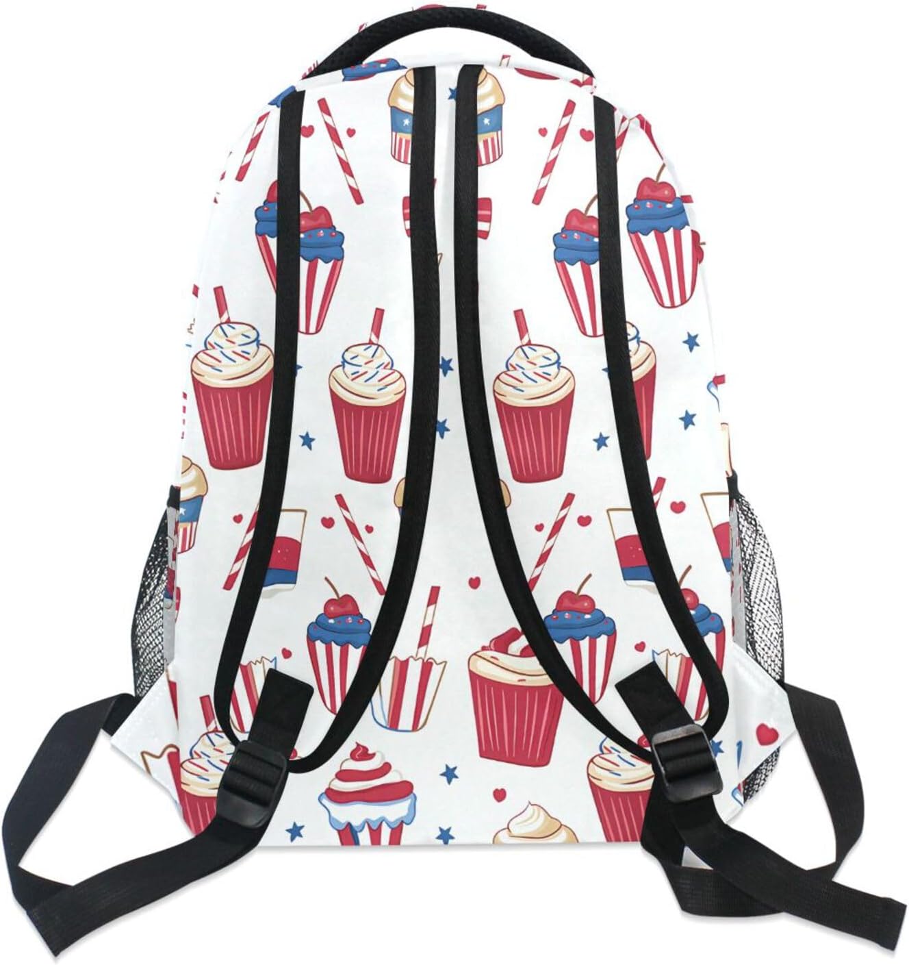 Backpacks Pack ALAZA Icecream Flag Pattern School Business Travel Hiking Camping Rucksack for Men Women Teens Kids