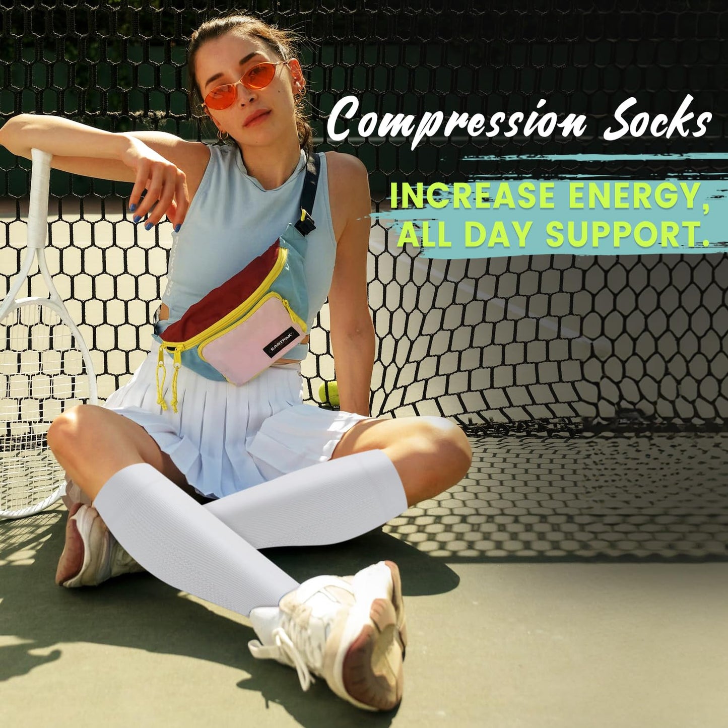 Copper Compression Socks 15-20 mmHg for Men & Women 8 Pairs – Circulation Support for Nurses,Travel,Running,Hiking,Soccer,Gifts,Pregnant,Flying,Workout Compression Socks(L/XL)