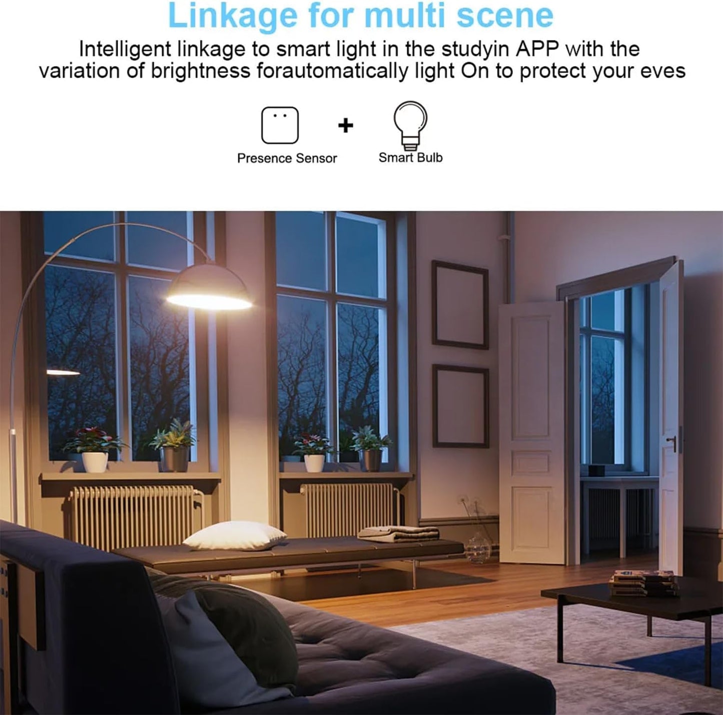 mmWave WiFi Human Presence Sensor: Smart Motion Sensor with App Notification Alerts, Radar Detector, Zone Positioning