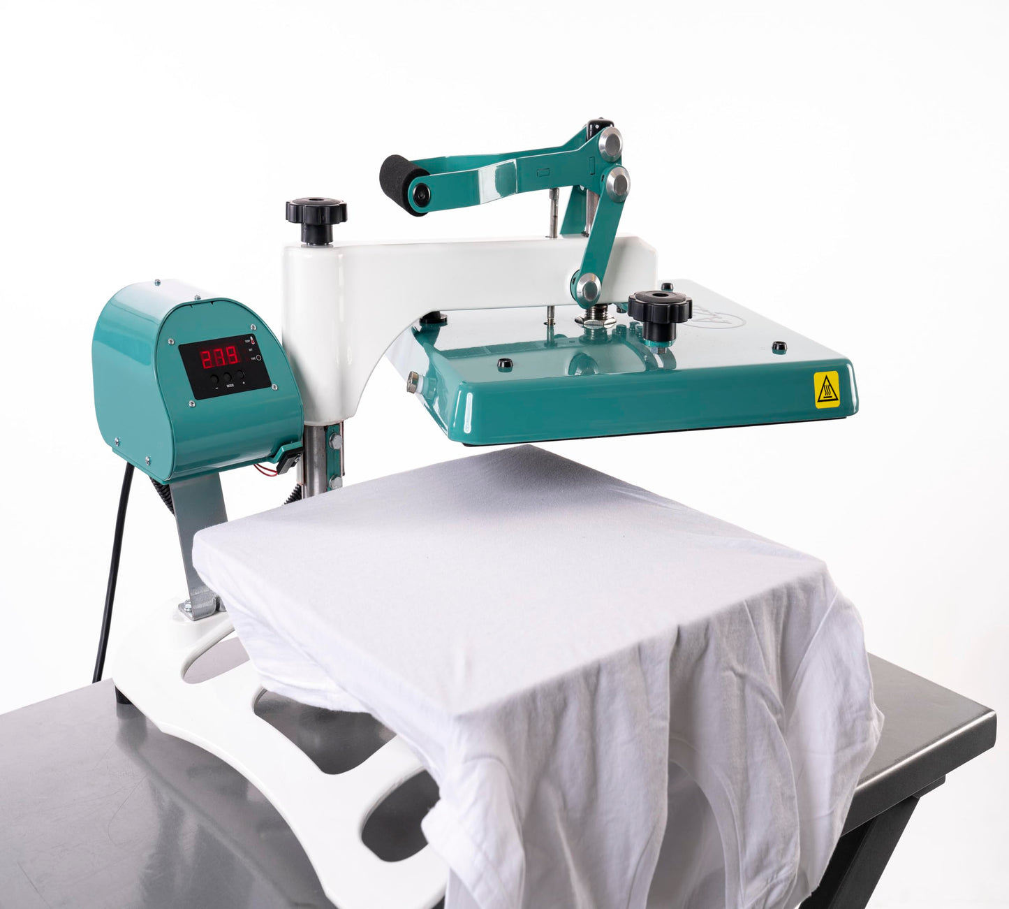 Stahls' A2Z Swing Away Heat Press 15"x15": Versatile Precision for Your Crafting Needs. Effortlessly Achieve Professional Transfers on a Wide Range of Materials!