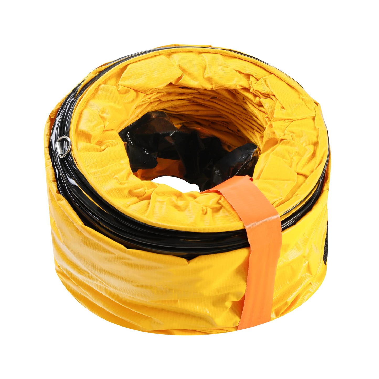 MOUNTO Ventilation Bundle – 1× 12" Axial Blower Fan (1HP, 3000 CFM) + 1× 25FT 12" Flexible Duct Hose – Industrial Exhaust Fan Kit for Crawl Spaces, Basements, Job Sites, and Construction Areas