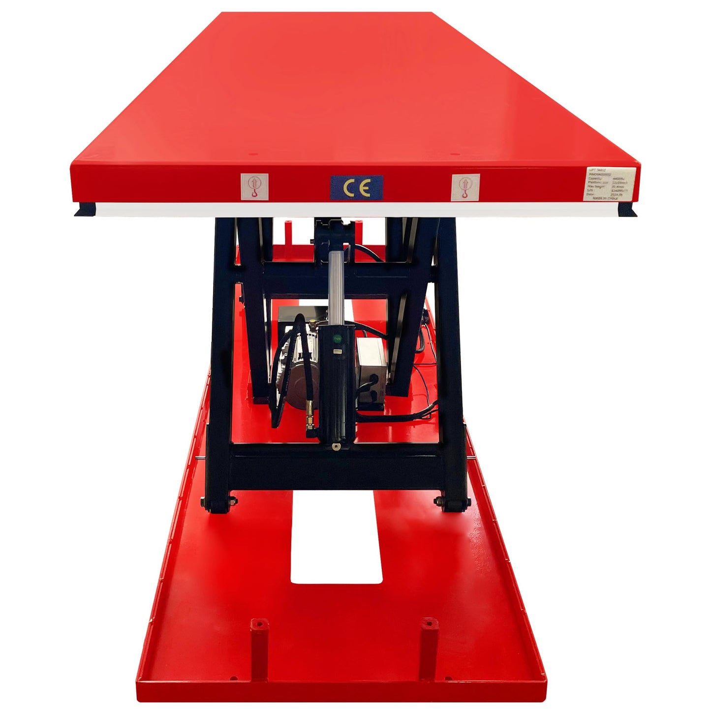 PAKE Electric Hydraulic Tandem Lifting Table, 4,400 lb. Capacity, 98-1/2" x 32-1/4"
