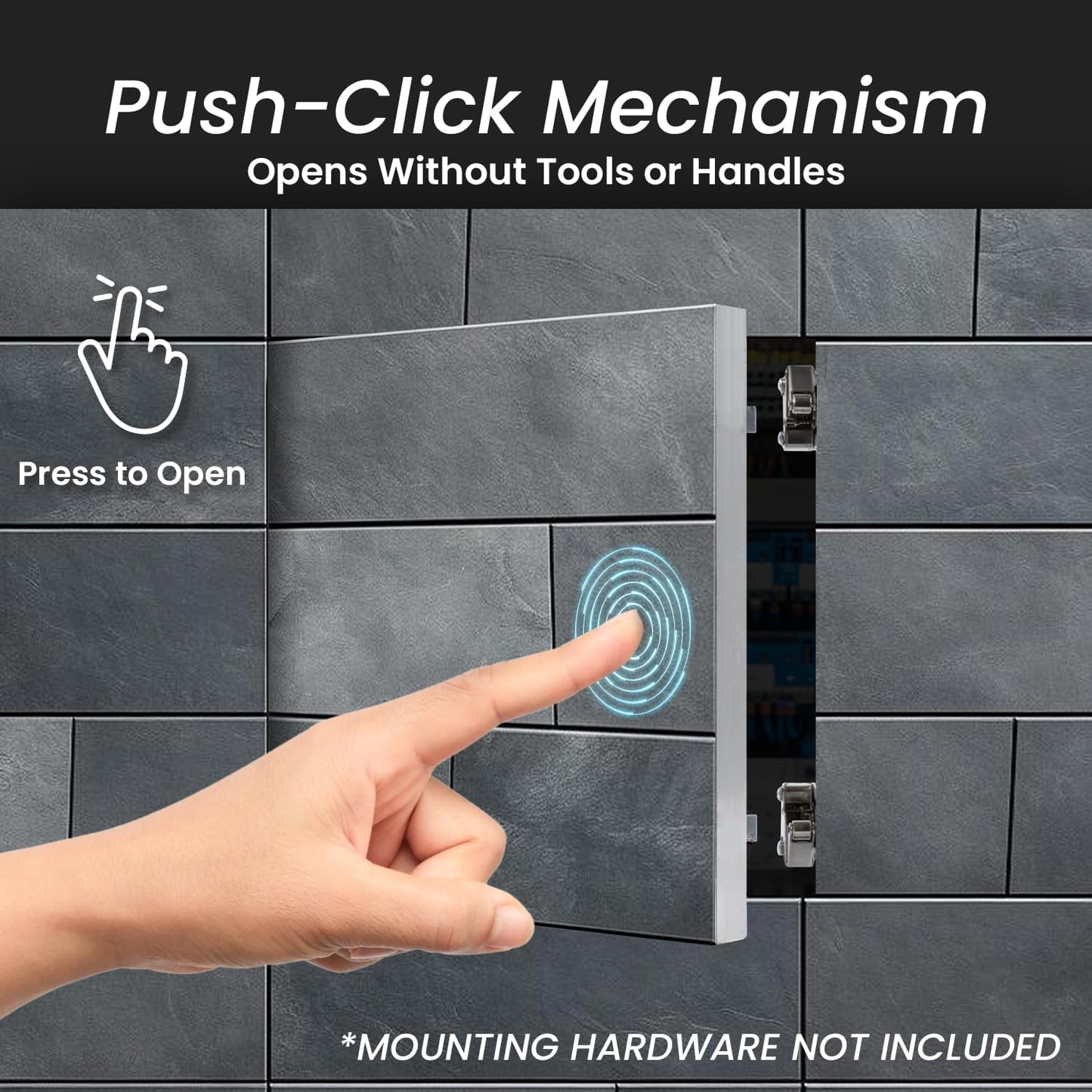 Repa Market 20 x 20 Inch Access Panel for Drywall with Aluminum Frame/Wall Hole Cover/Access Door Panel with Click Function – Heavy-Duty Service Hatch for Plumbing, Electrical, HVAC Access Door