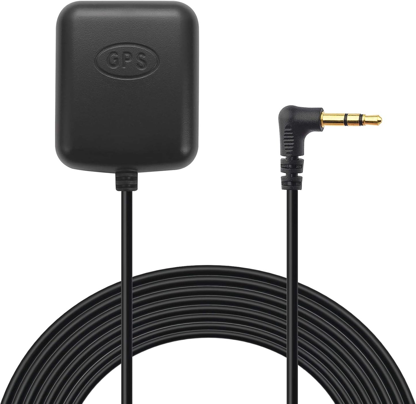BINGFU 3.5mm Car Dash Cam GPS Antenna Plug - Waterproof Hidden Adhesive Mount for Dashboard Camera, Video DVR Recorder