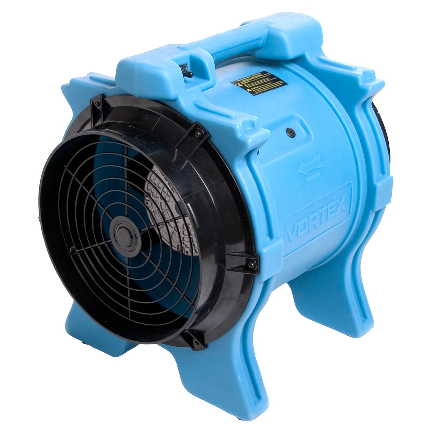 Dri-Eaz Vortex 1.0 HP Ventilation Fan (F174-BLU), Air Mover Blower Fan