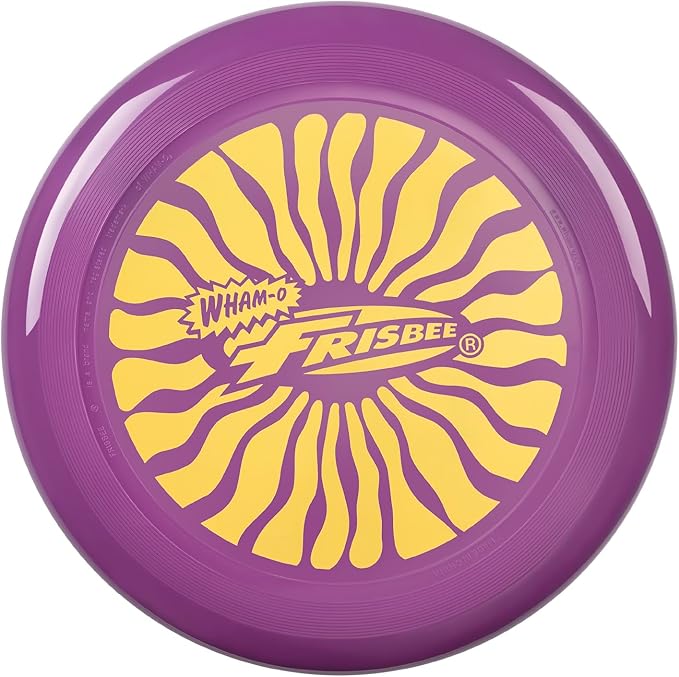 Wham-O Frisbee Cool Flyer Flying Disc, 9.95 Inch Sports Disc Lightweight Durable for Outdoor Beach Park Backyard Game - 130g
