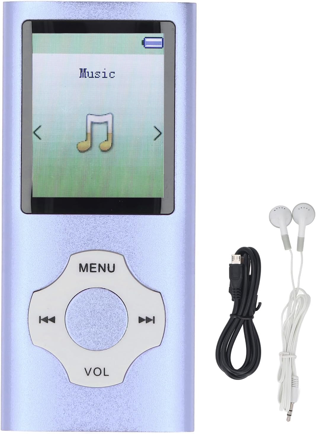 Zunate 128GB MP3 MP4 MP3, 1.8in Player with Bluetooth and WiFi, Portable Lossless Sound HiFi Sound Color Screen