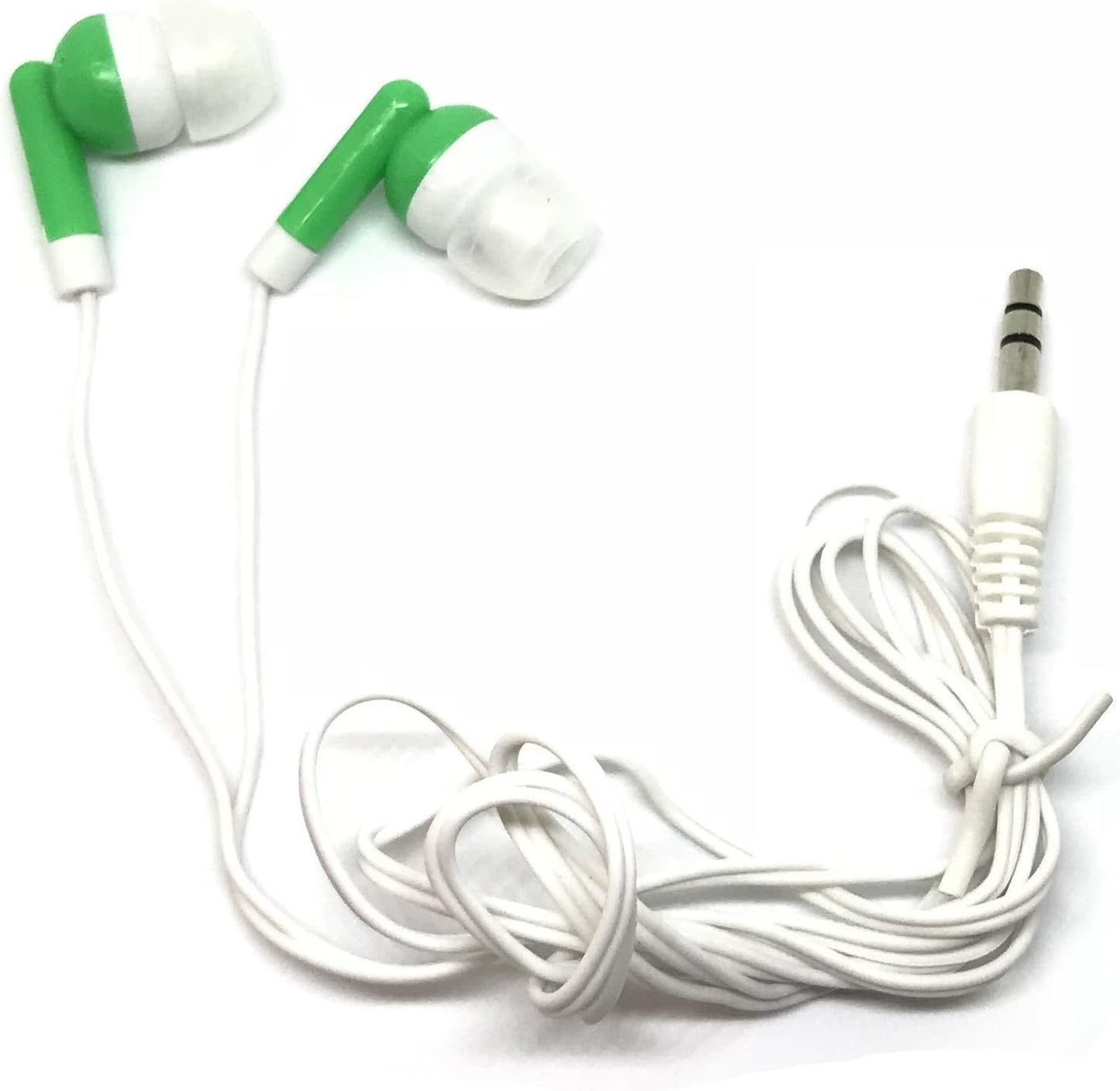 50 Pack MP3 TFD Supplies Wholesale Bulk Earbuds Headphones for iPhone, Android, Player - Mixed Colors