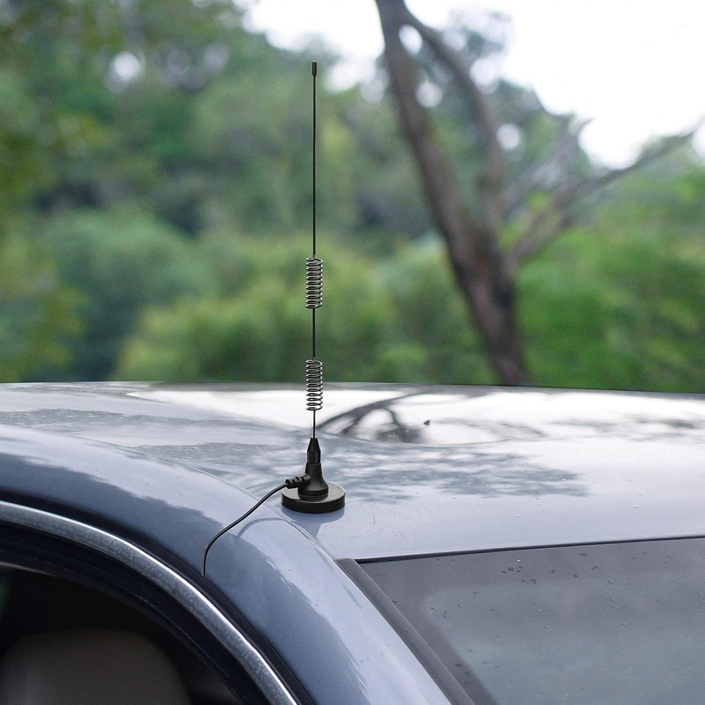 BINGFU 20-1300MHz Police Scanner Antenna Magnetic Base HF VHF UHF Two Way Ham Radio BNC Male Antenna Compatible