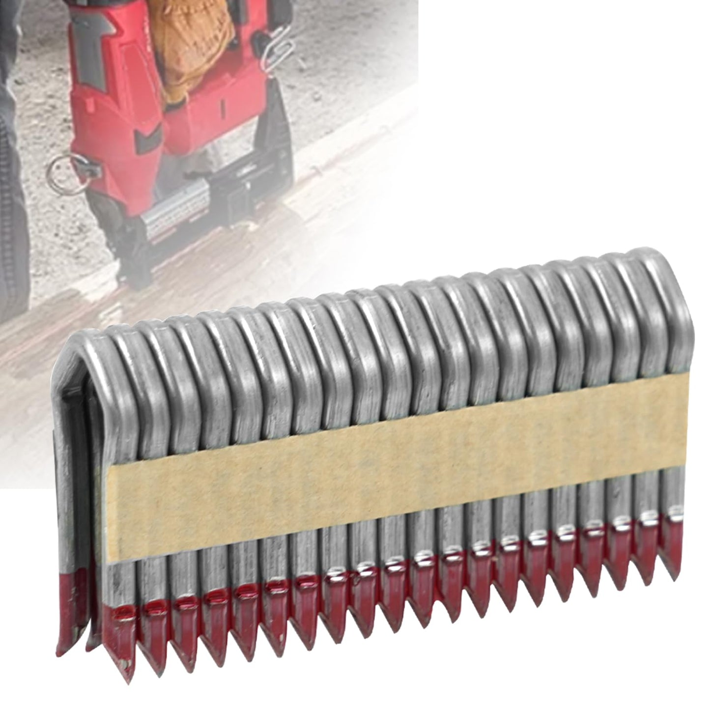 KOBSAINF 1-3/4" 9GA Galvanized Barbed Staple 960PCS