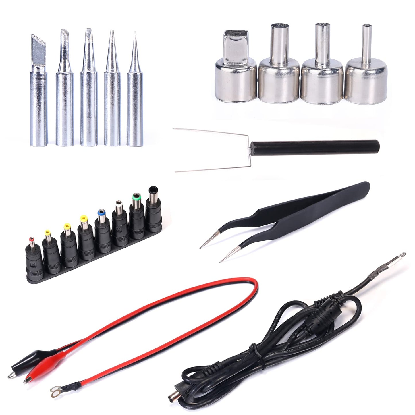 YIHUA 853D 5A-II 3 in 1 Hot Air Rework Soldering Iron Station and DC Power Supply 30V 5A -°F /°C Multiple Functions