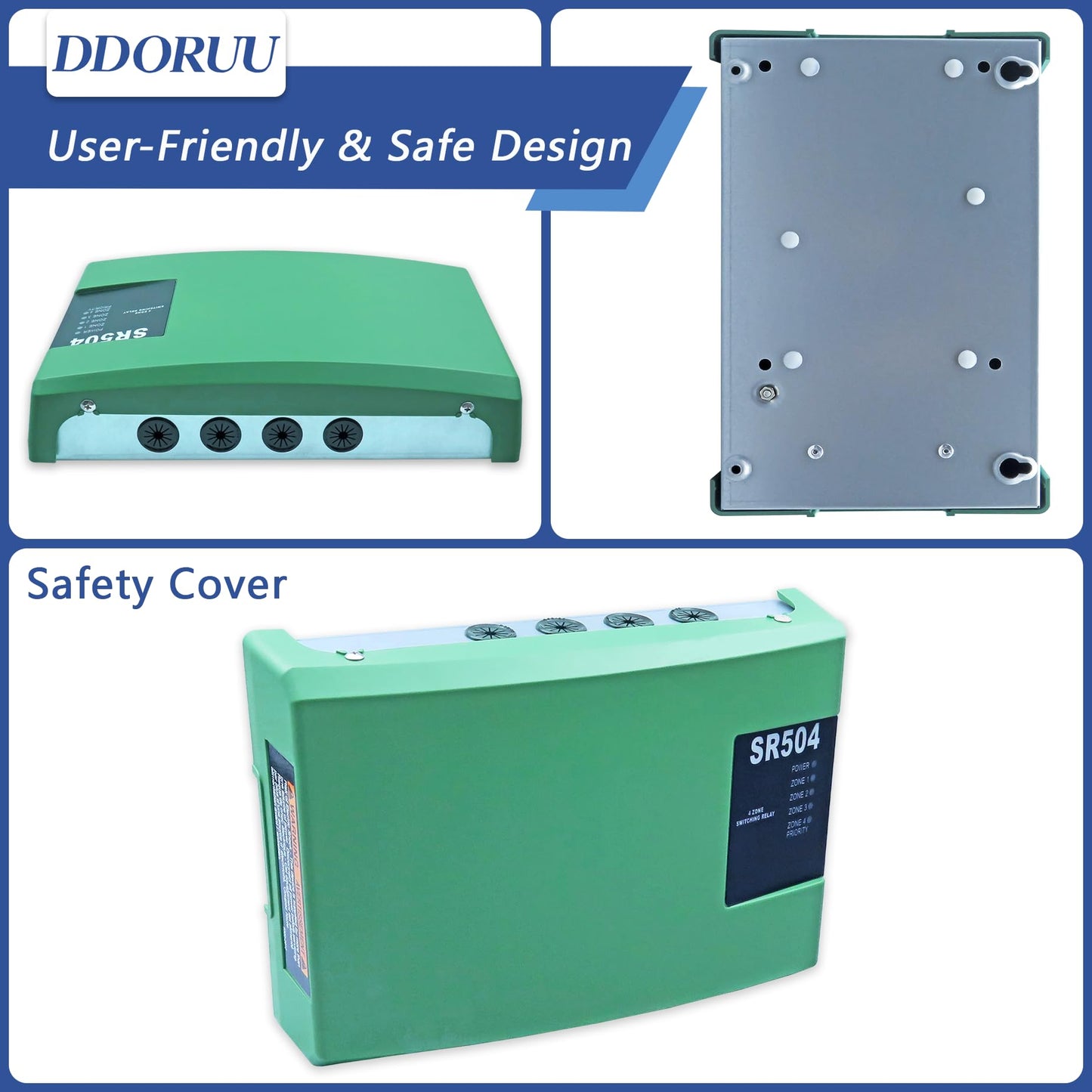 SR504-4 Switching Relay，SR-504-4，4 Channel Relay Module