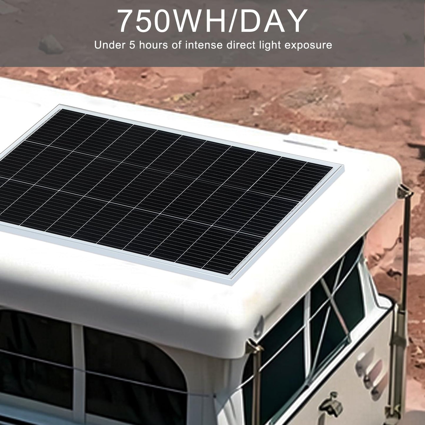 WUZECK 300 Watt 12Volt /24Volt Solar Panel Kit 2X150W Monocrystalline Module 30A Charge Controller for RV, Boats, Trailer, Camper,Off-Grid System (300W Solar kit)